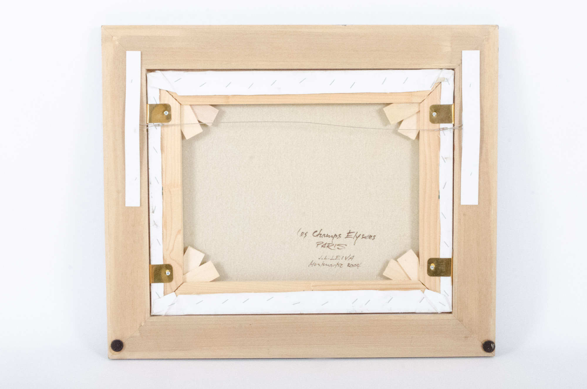 Jose Luis Leiva Sanchez Oil Painting "Les Champs Elysees"