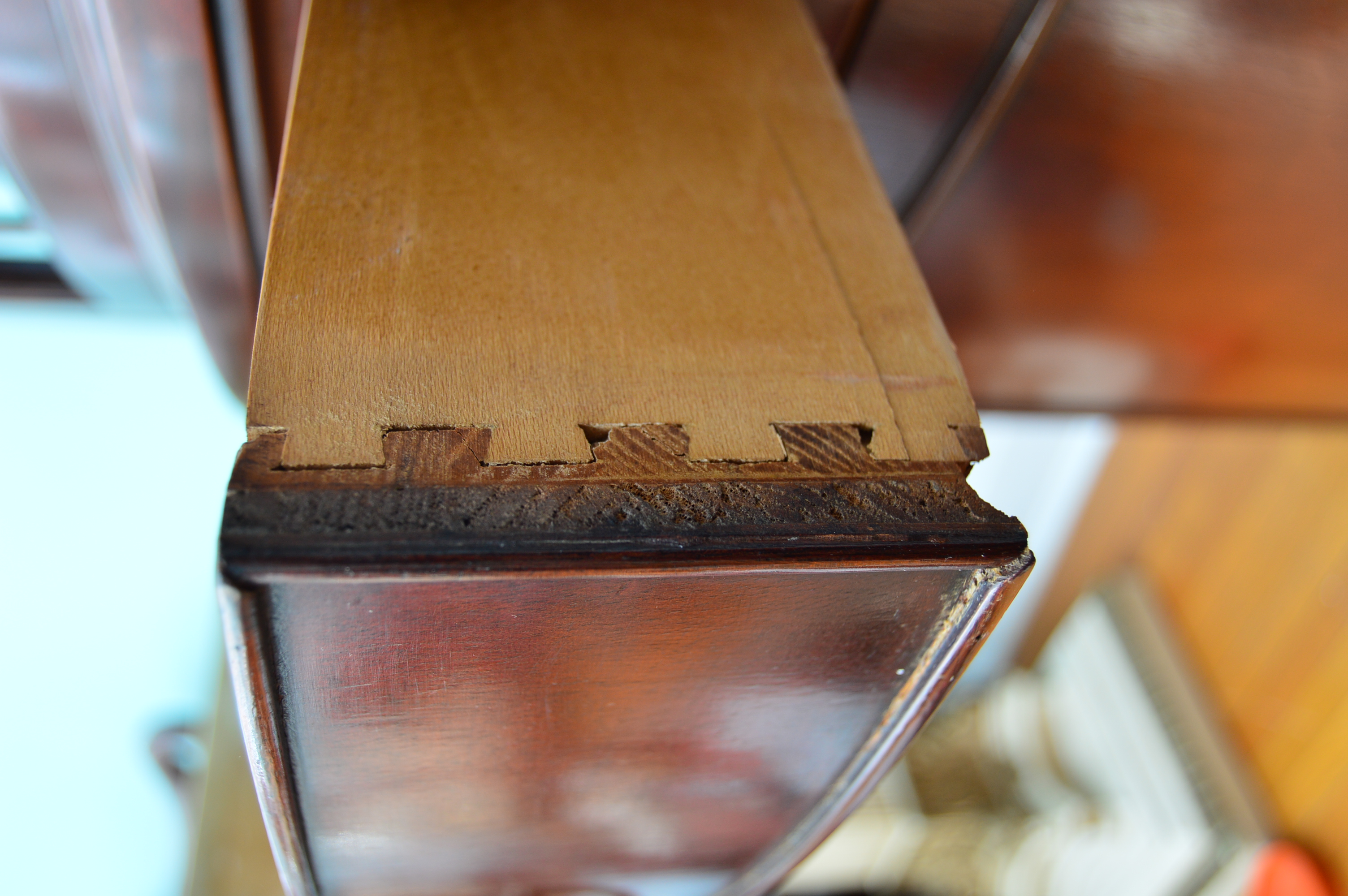 Duncan Phyfe Style Mahogany China Cabinet