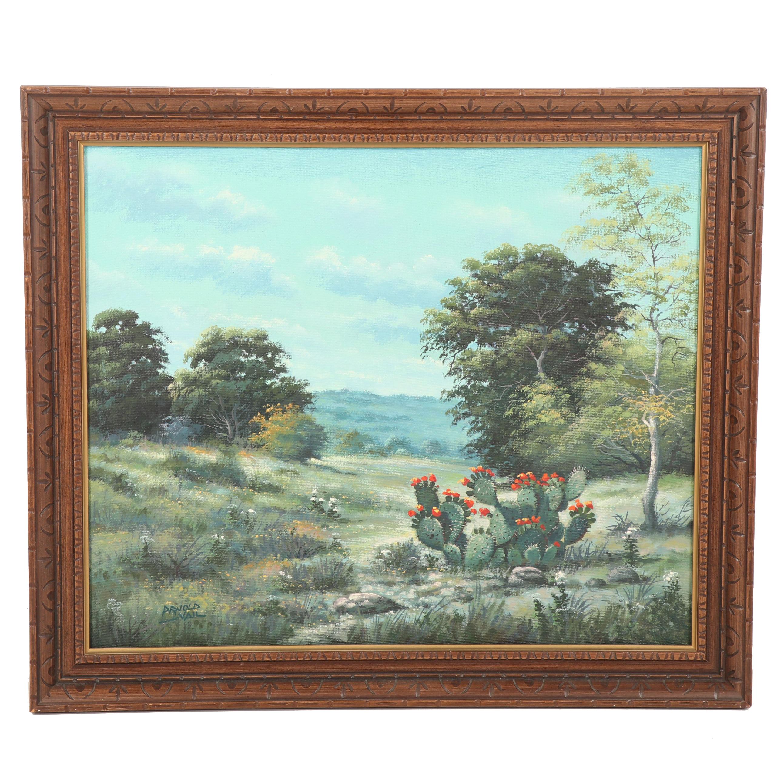 Arnold Vail Southwestern Landscape Oil Painting