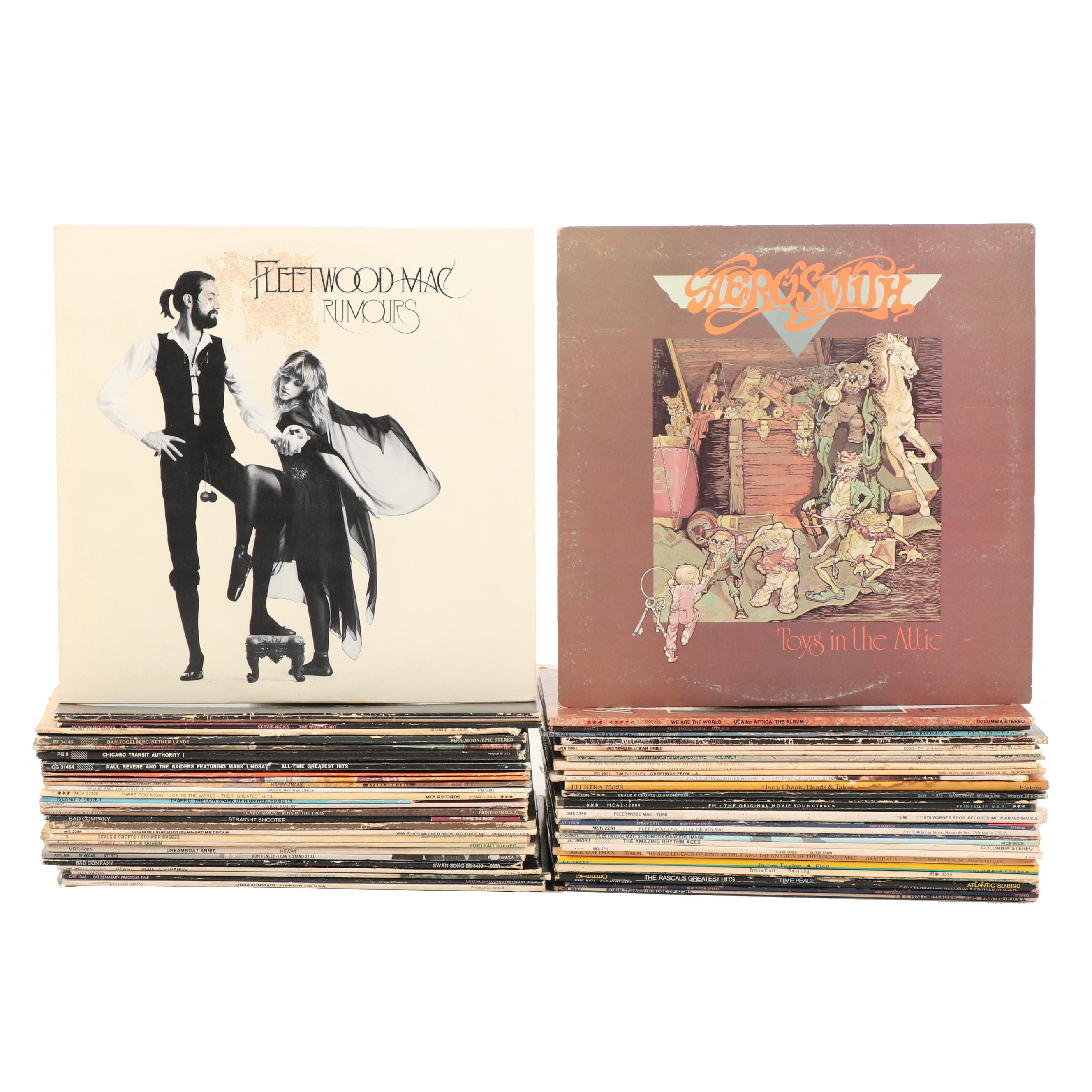 Classic Rock Records Including Fleetwood Mac "Rumours"