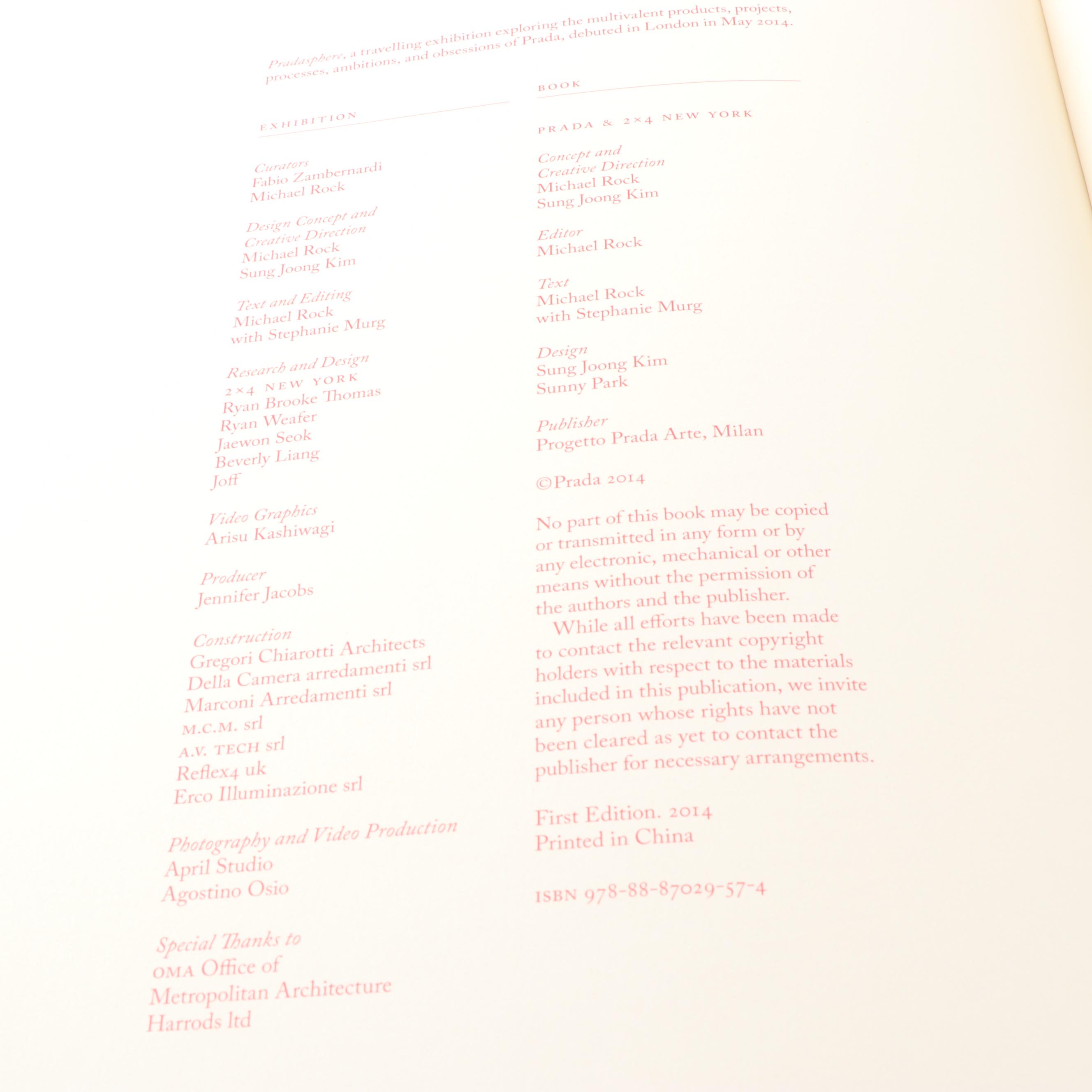 2014 "Pradasphere" by Miuccio Prada and Patrizio Bertelli