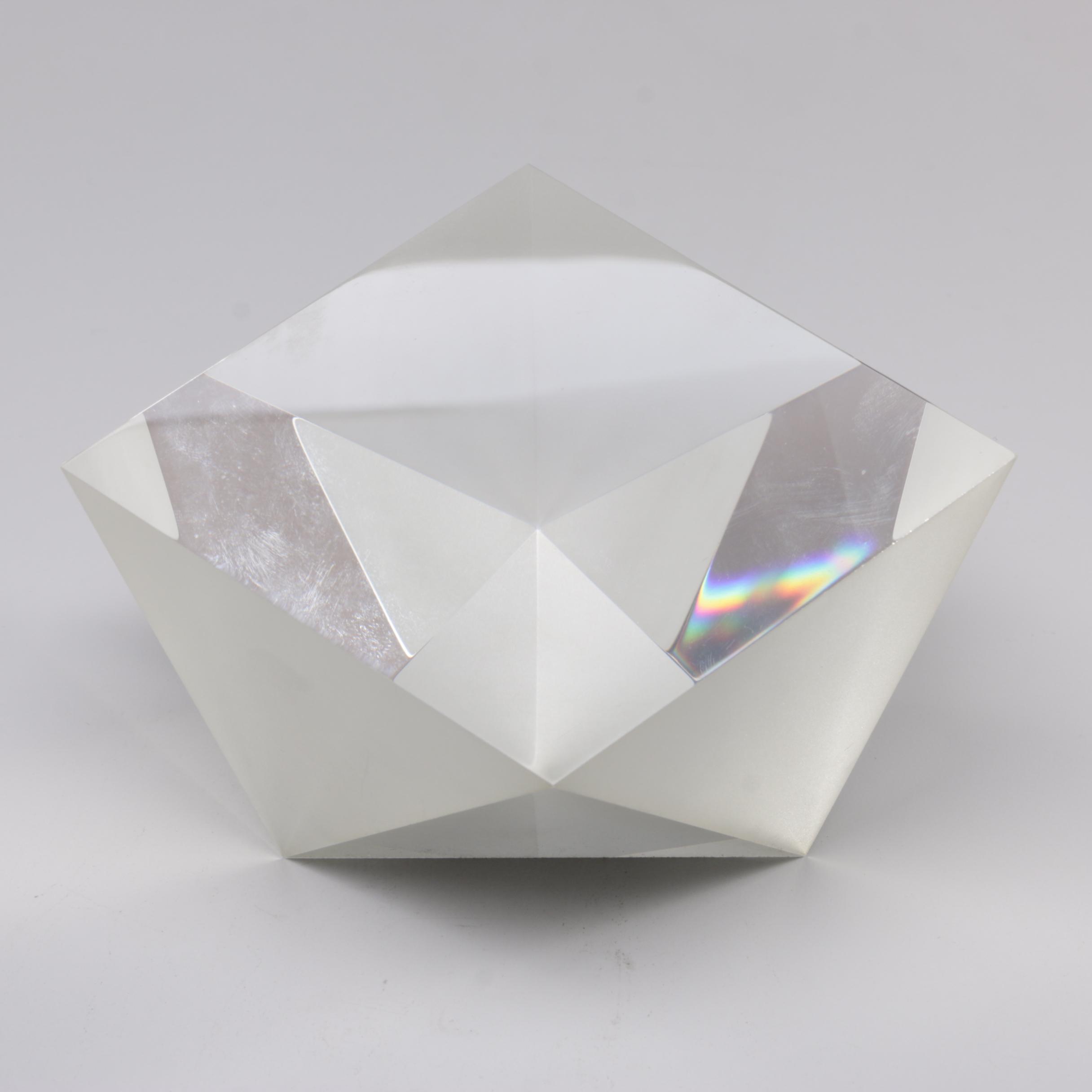 Steuben Art Glass Geometric Paperweights