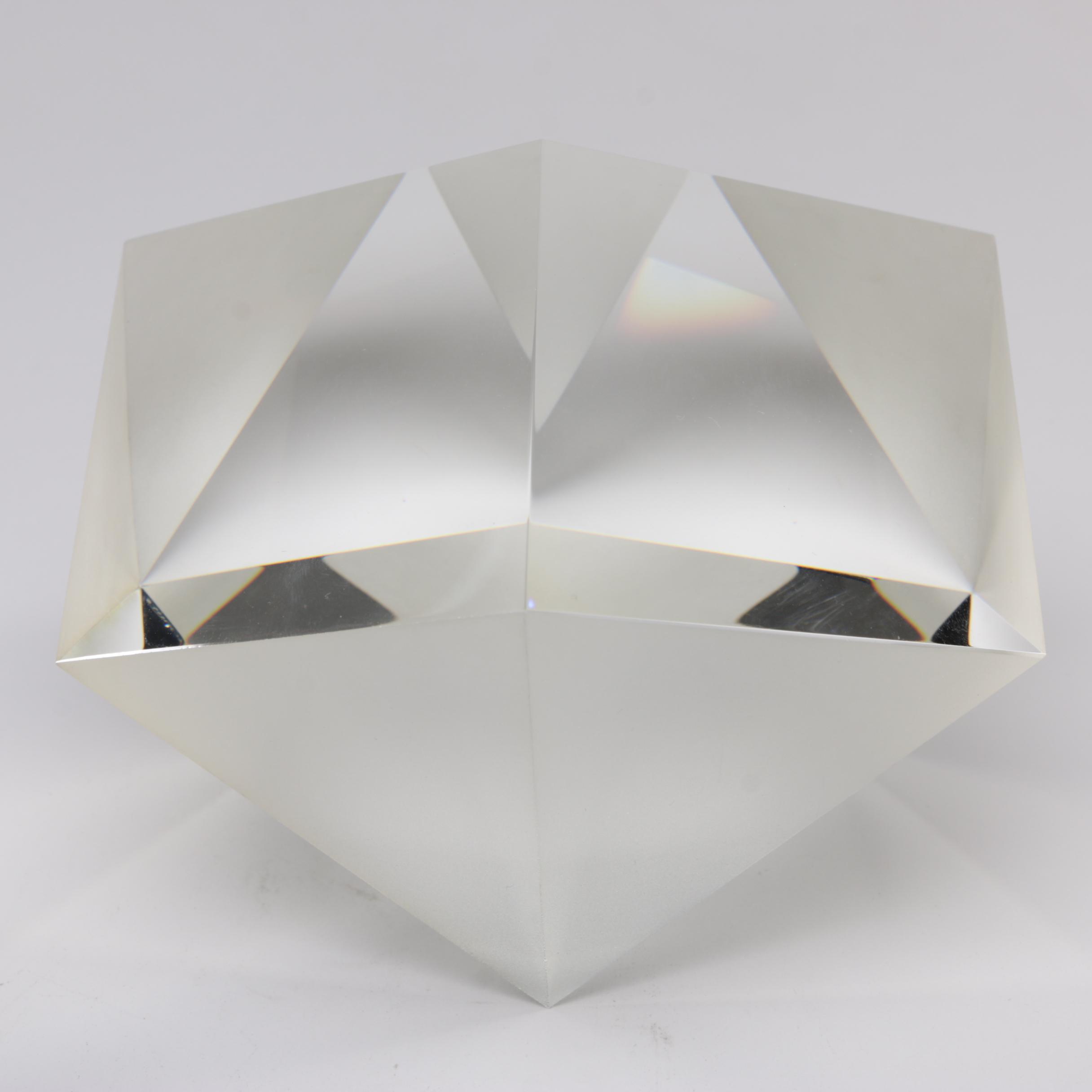 Steuben Art Glass Geometric Paperweights