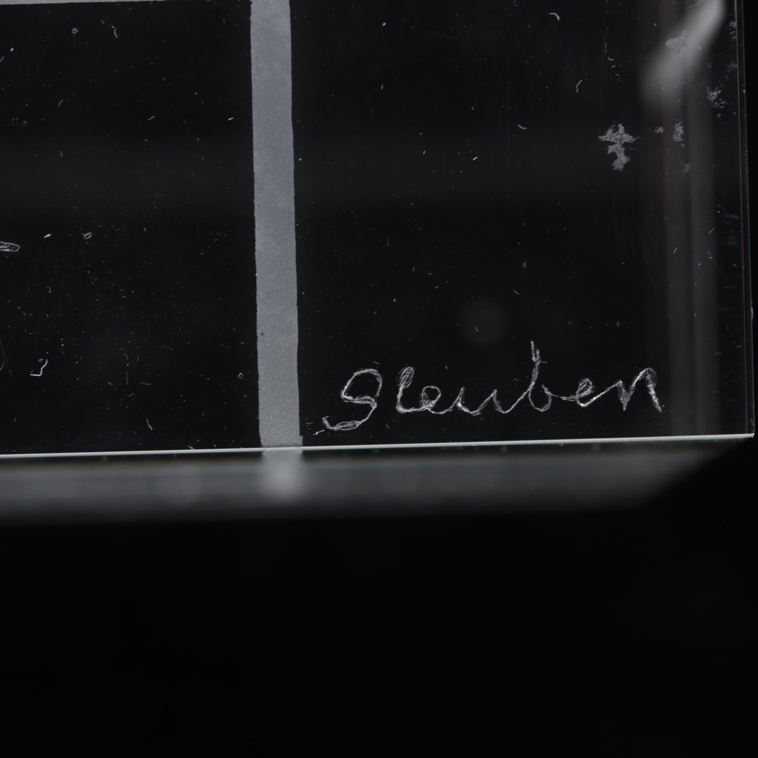 Steuben Art Glass Geometric Paperweights