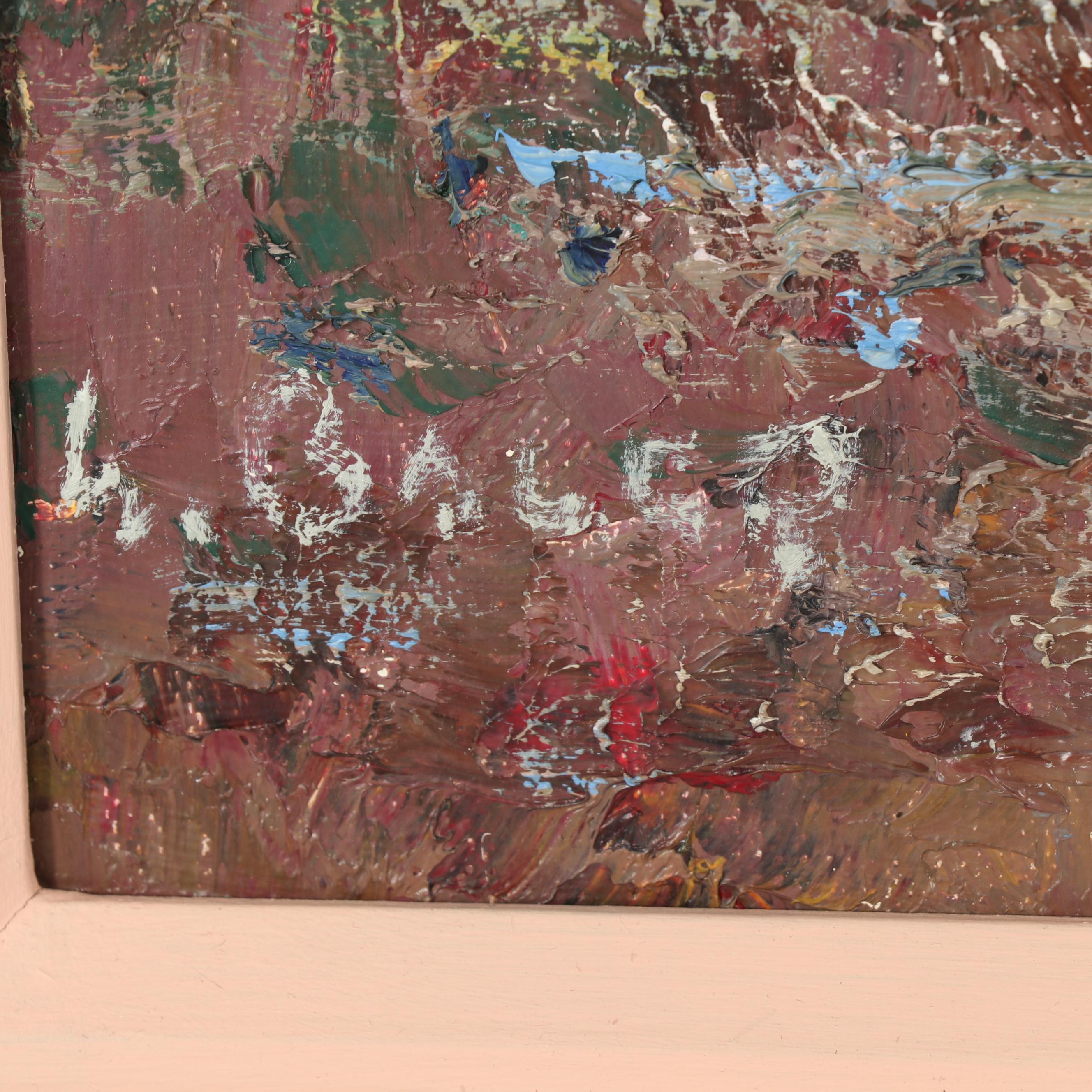 Willi Bauer Oil Painting of a Fox Hunting Scene