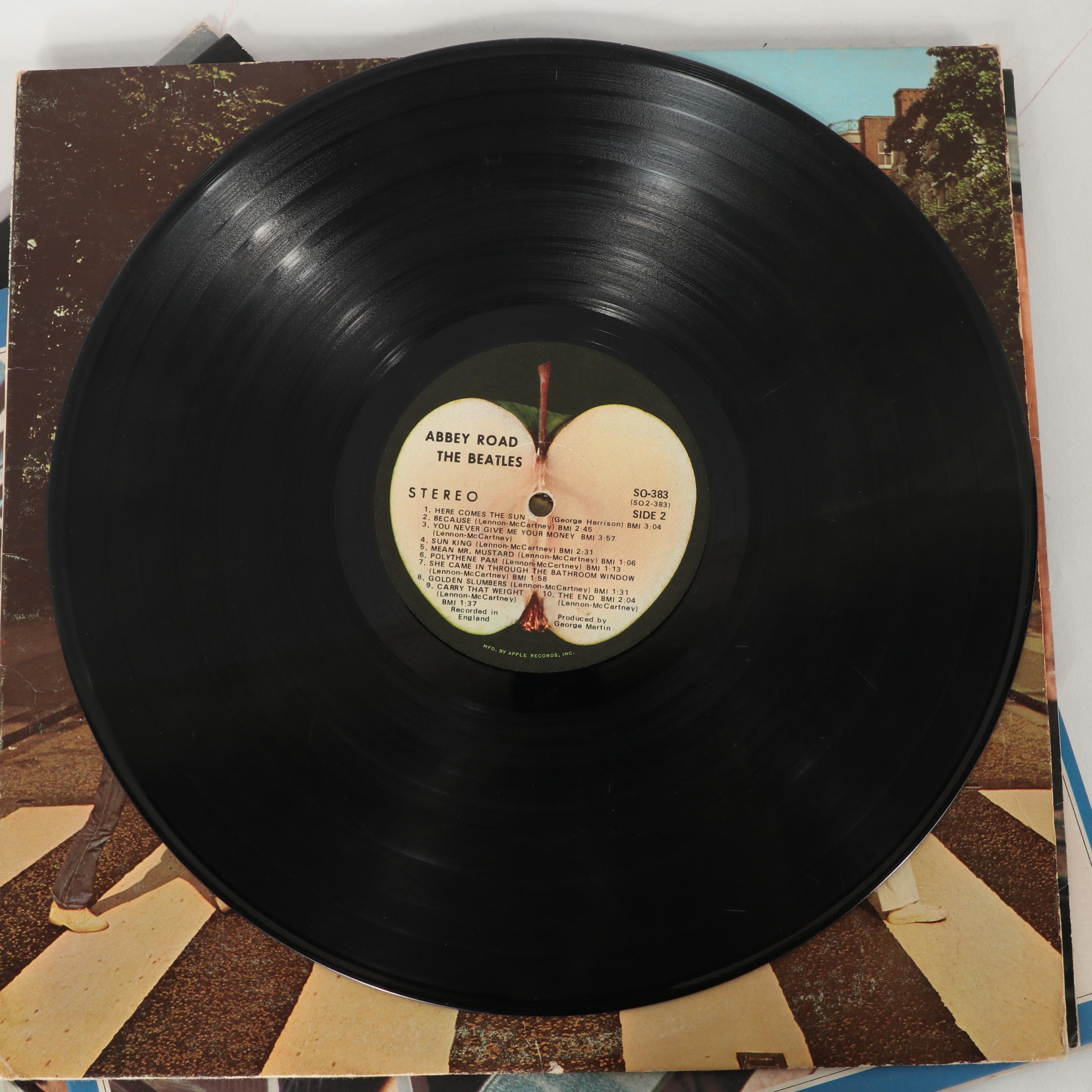 The Beatles and Wings Vinyl Records Including "Abbey Road"