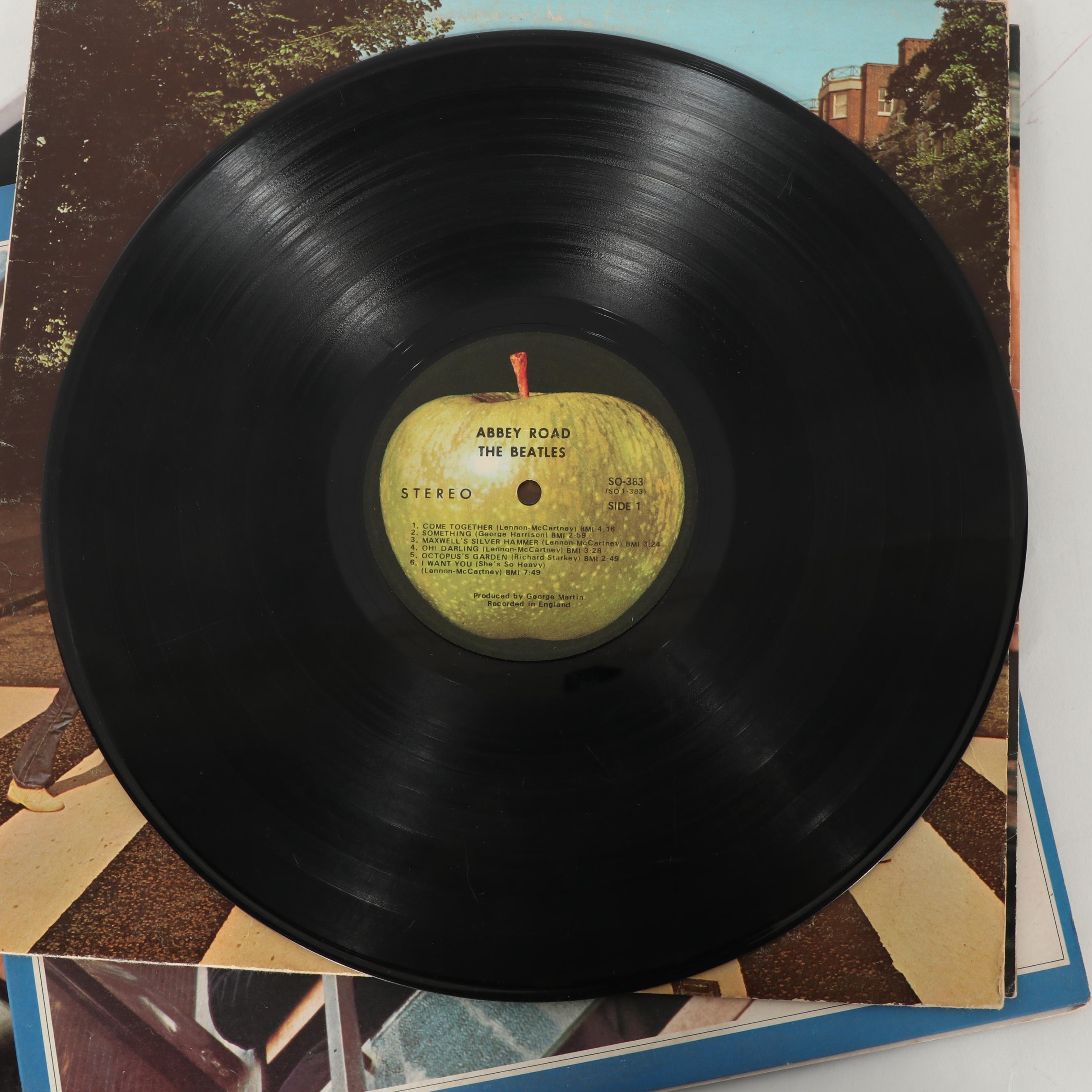 The Beatles and Wings Vinyl Records Including "Abbey Road"