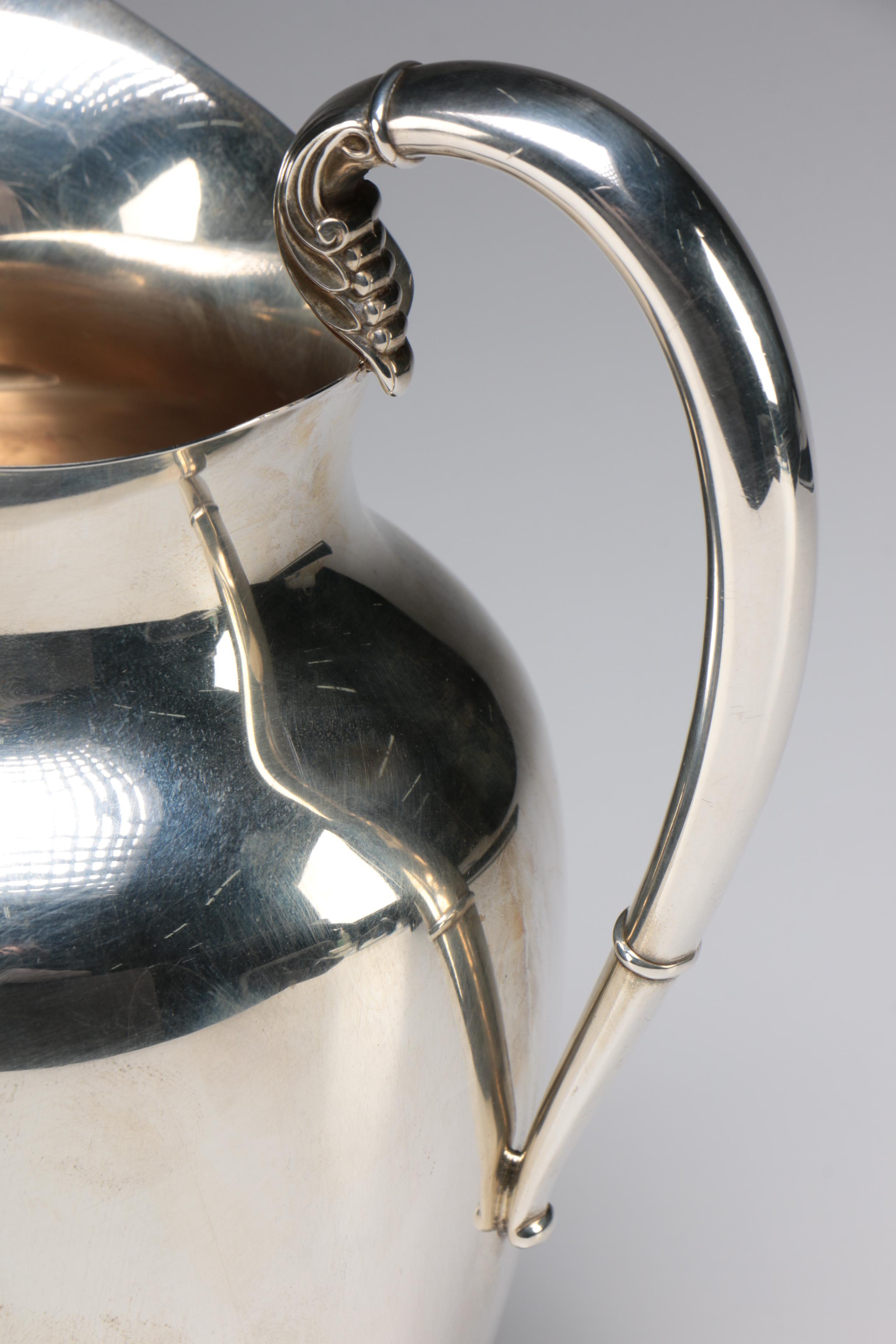 Rogers Sterling Silver Four Pint Pitcher, Circa 1865-1867