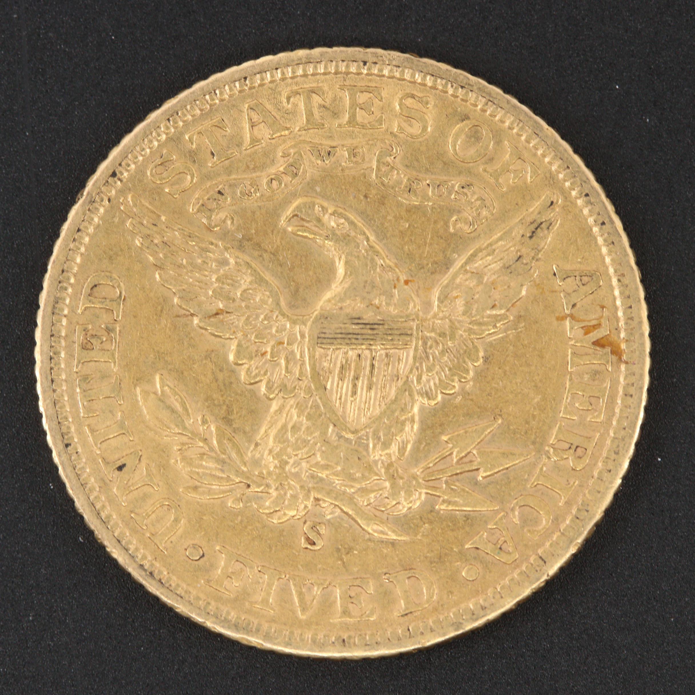 1901-S Liberty Head $5 Gold Coin