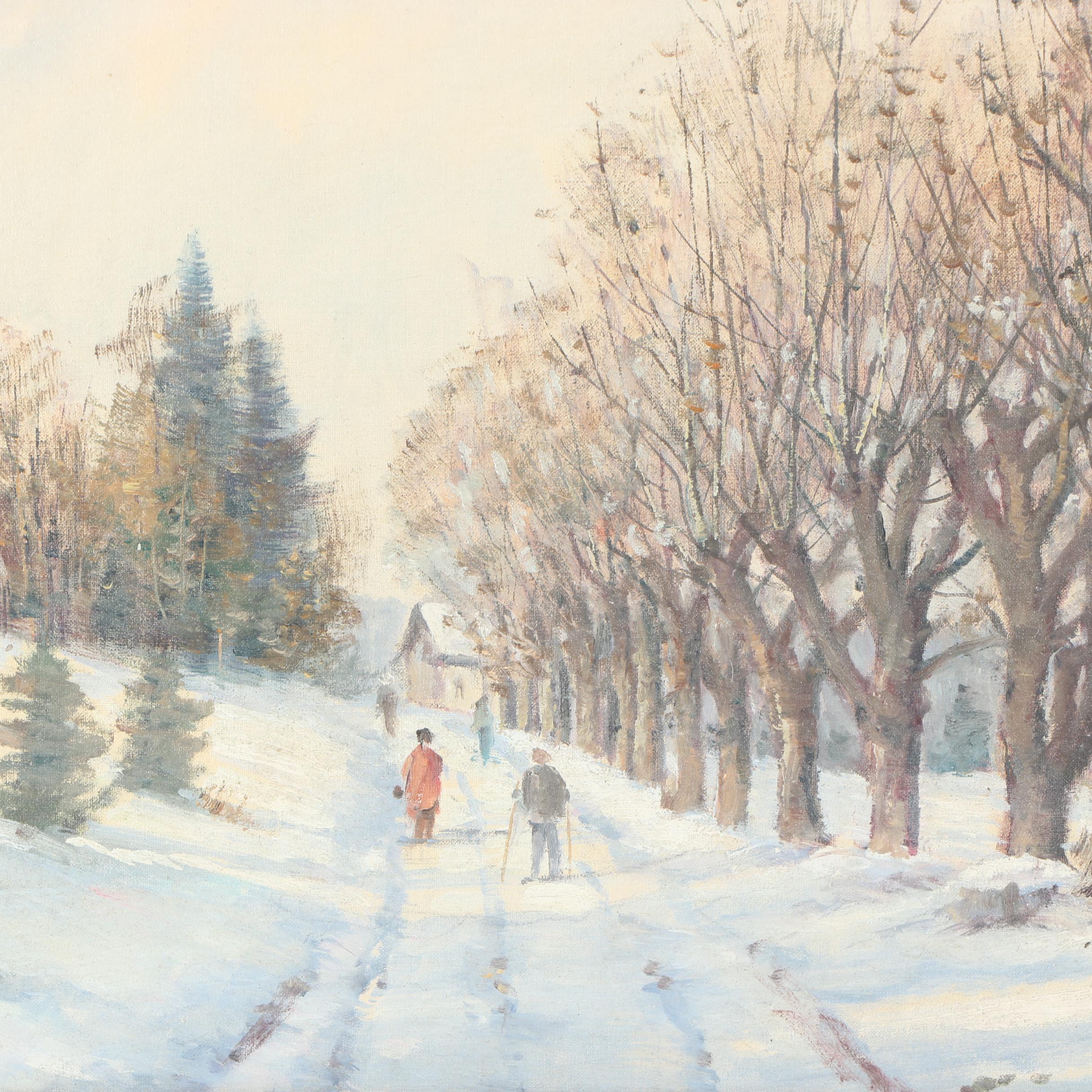 Hubert Bauer Oil Painting "Bohemian Landscape"