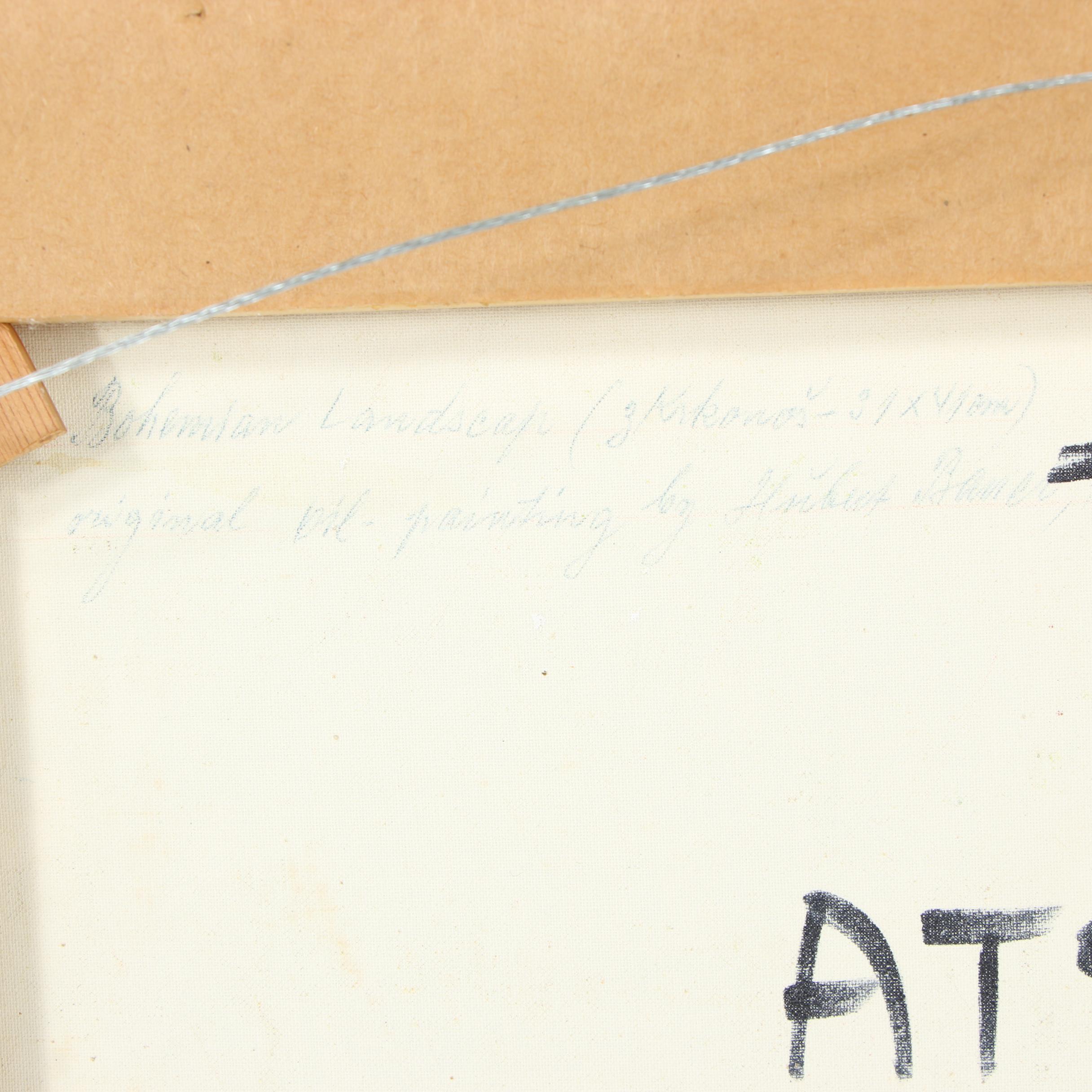 Hubert Bauer Oil Painting "Bohemian Landscape"