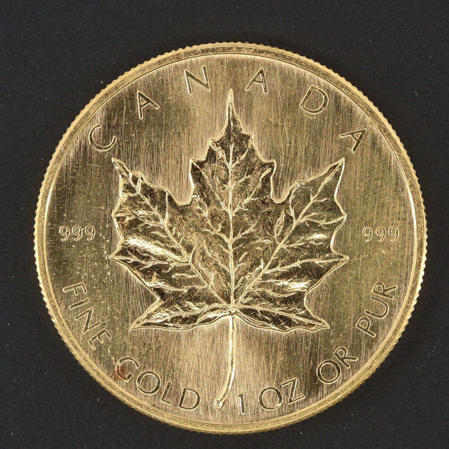 1980 $50 Canadian Gold Maple Leaf