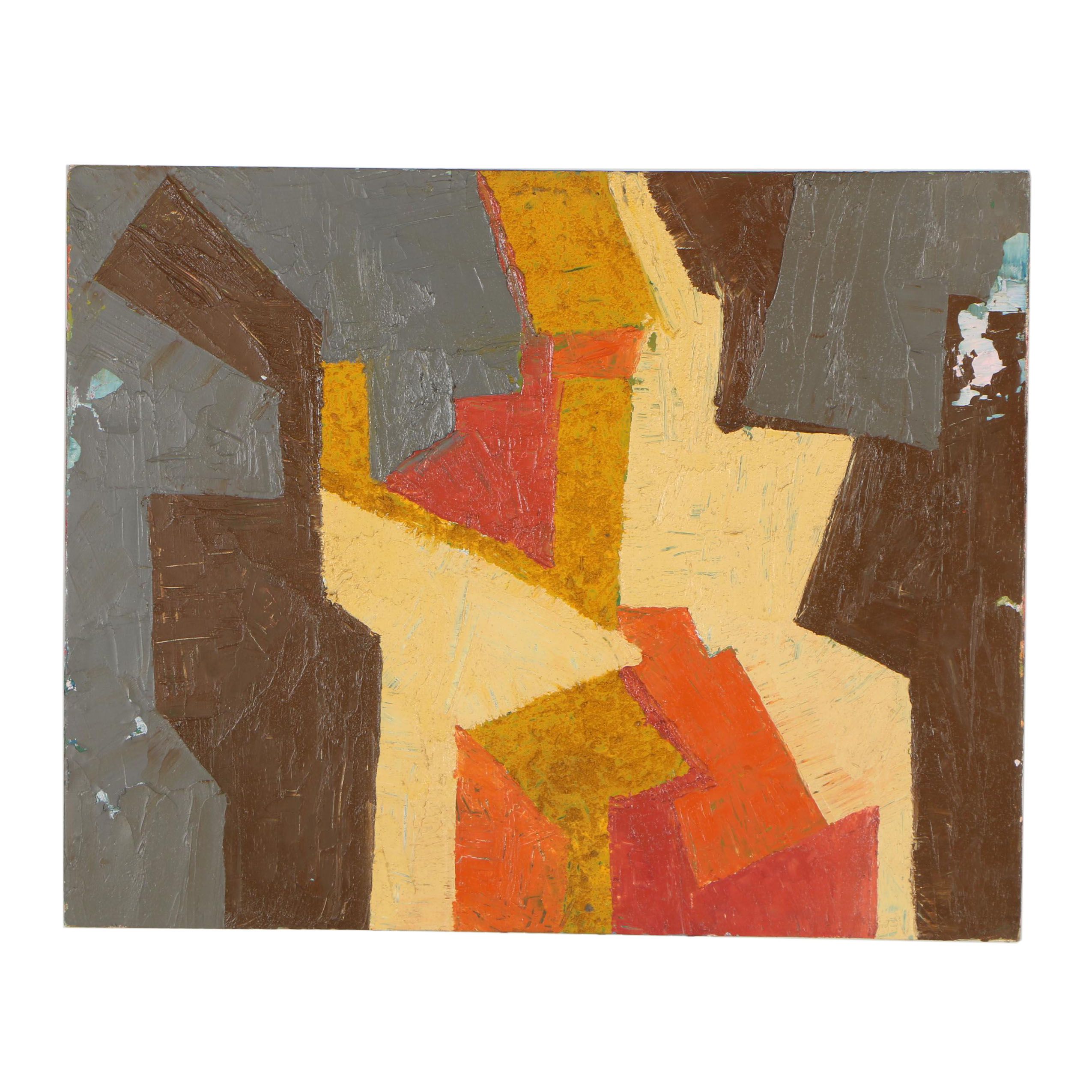 Oscar Murillo Abstract Oil Painting