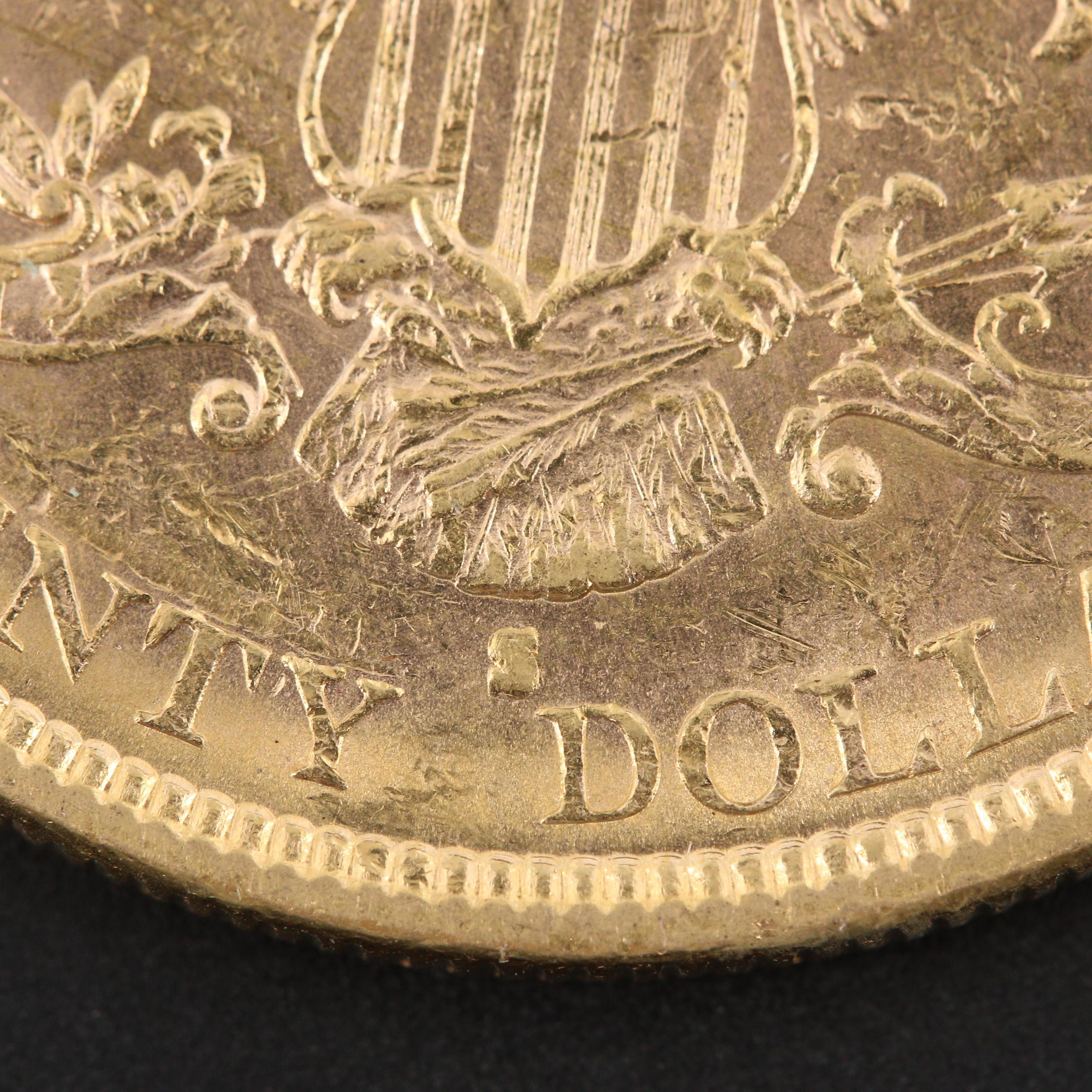 1878-S Liberty Head $20 Gold Coin