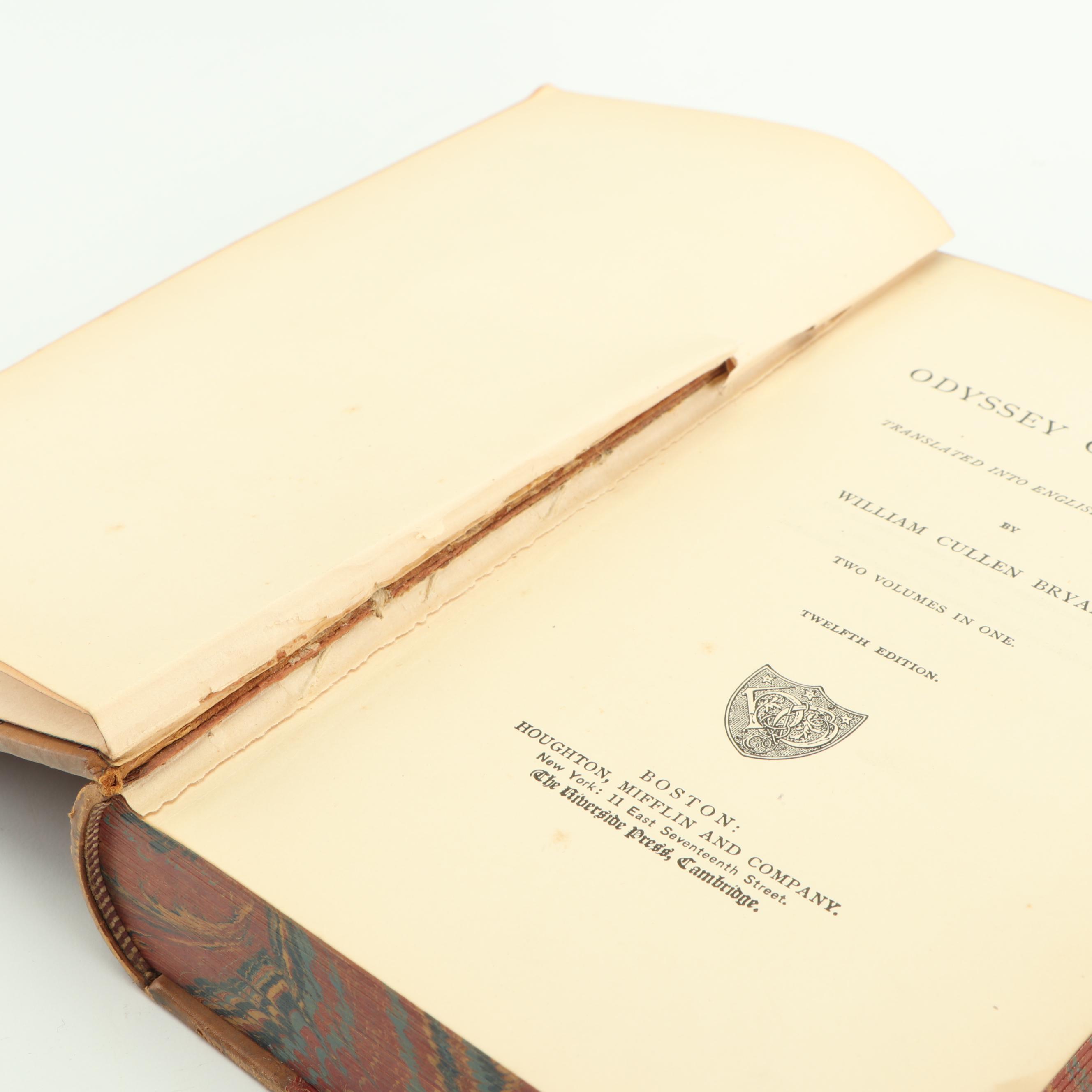 Homer's "The Odyssey" and "The Iliad", Translated by William Cullen Bryant