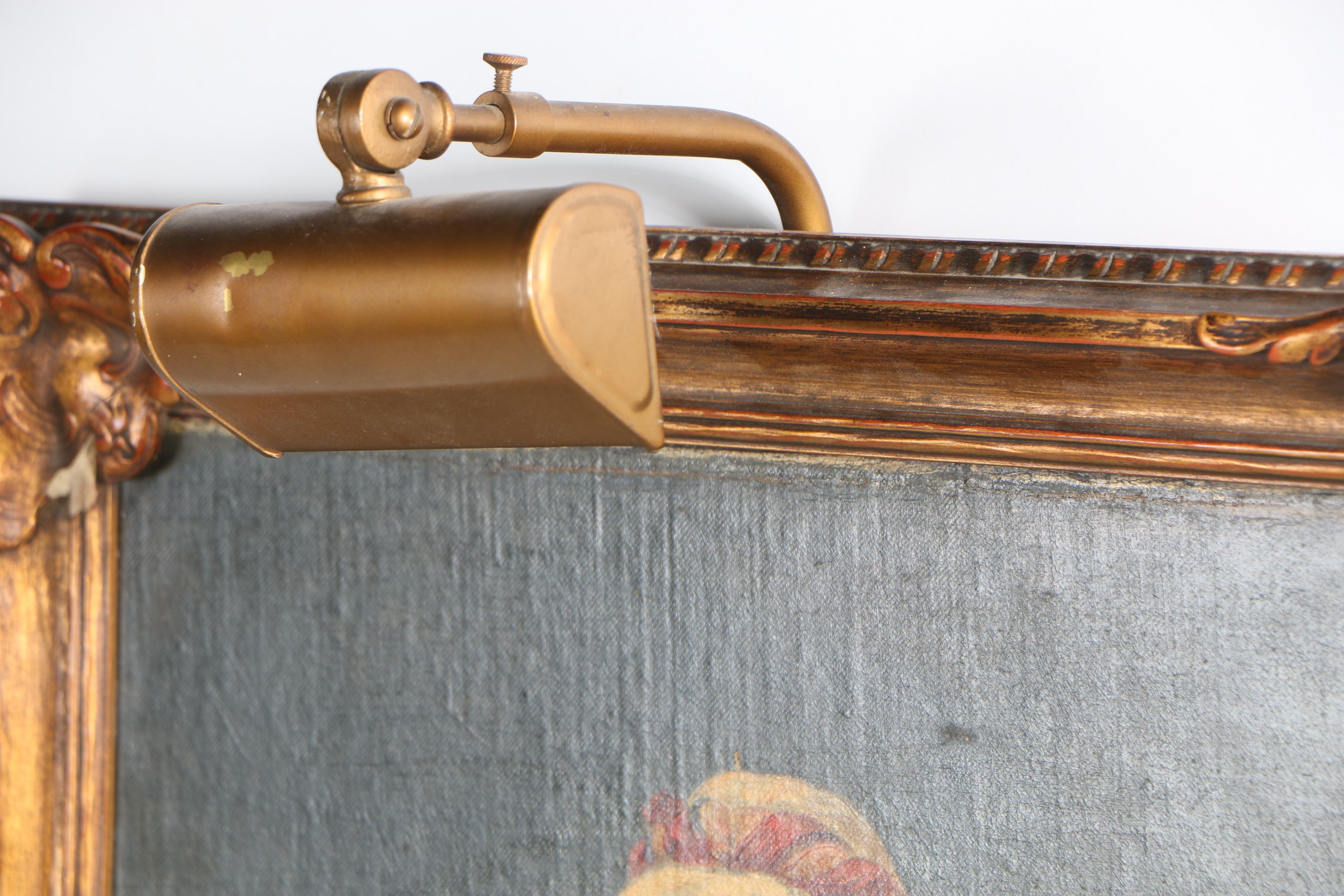 Emanuel Leutze 1867 Orientalist Oil Portrait