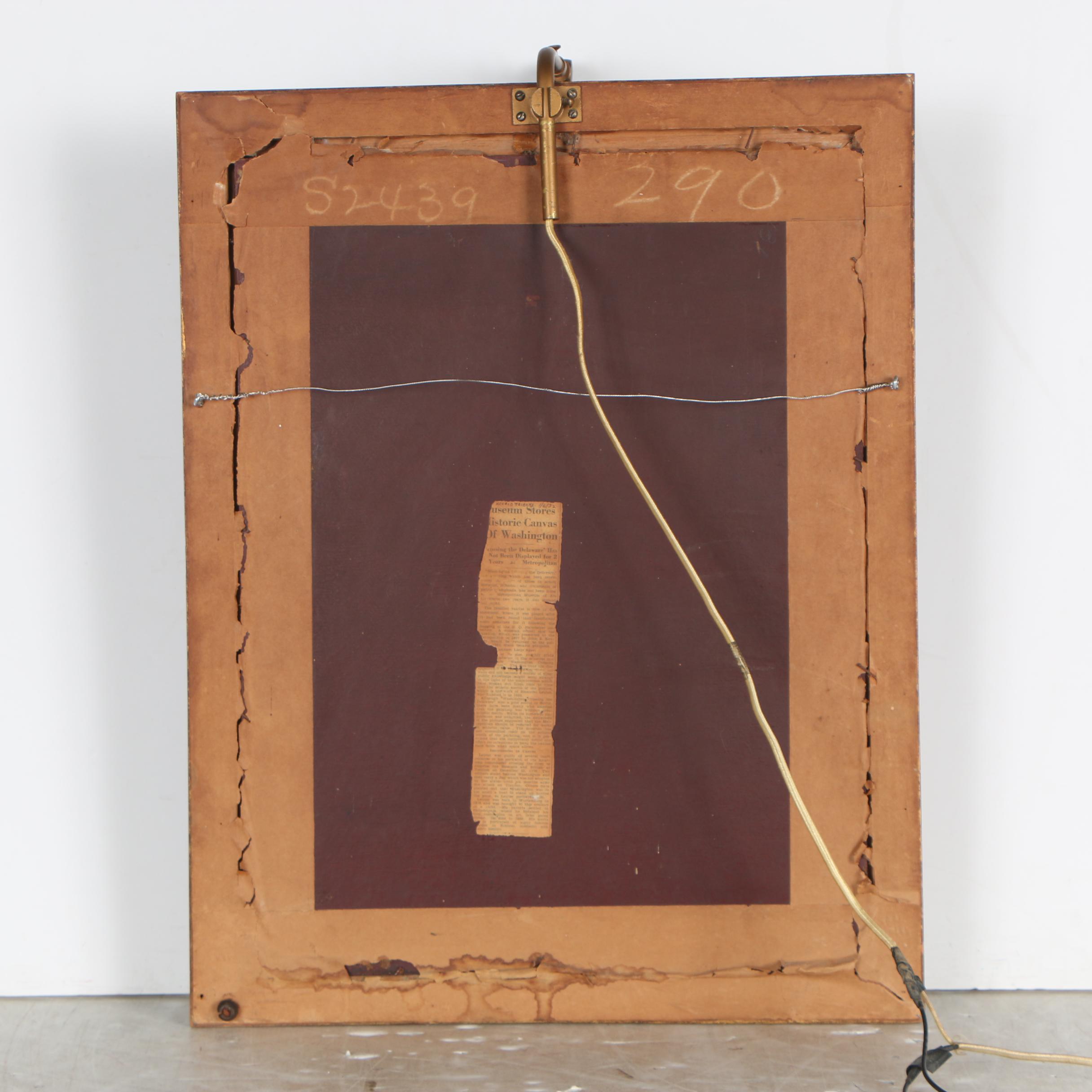 Emanuel Leutze 1867 Orientalist Oil Portrait