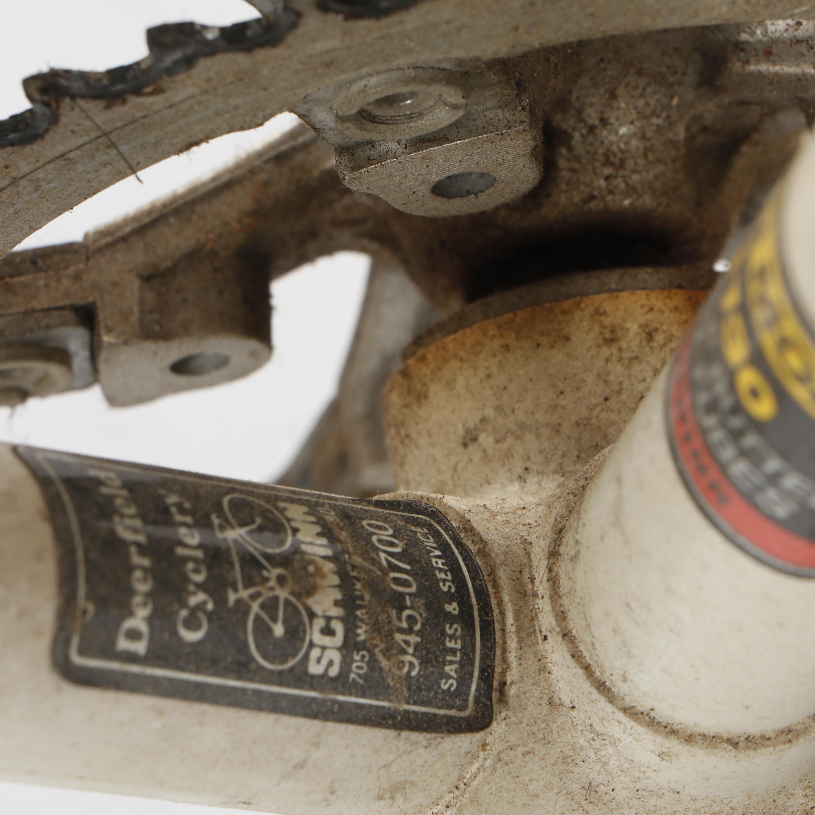 Pearlescent White Schwinn 4130 World Sport Road Bicycle, Circa 1985