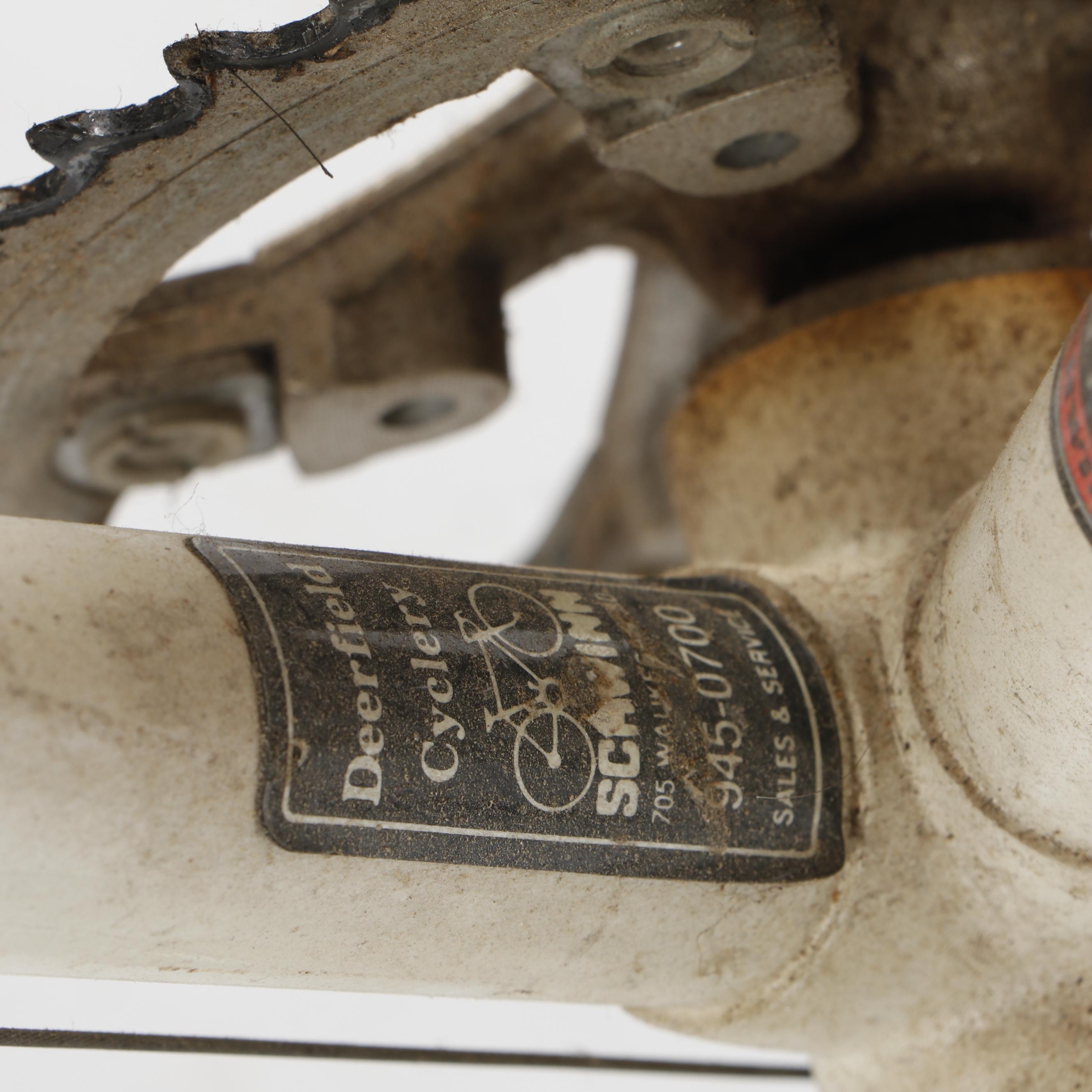 Pearlescent White Schwinn 4130 World Sport Road Bicycle, Circa 1985