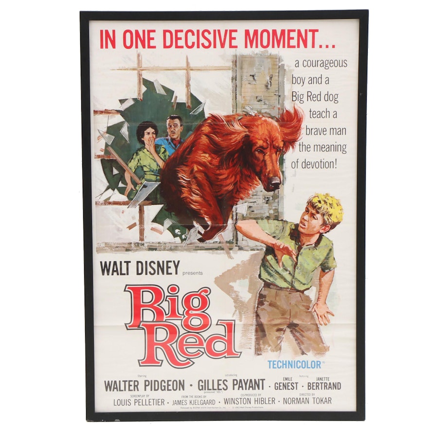 Vintage "Big Red" Movie Poster