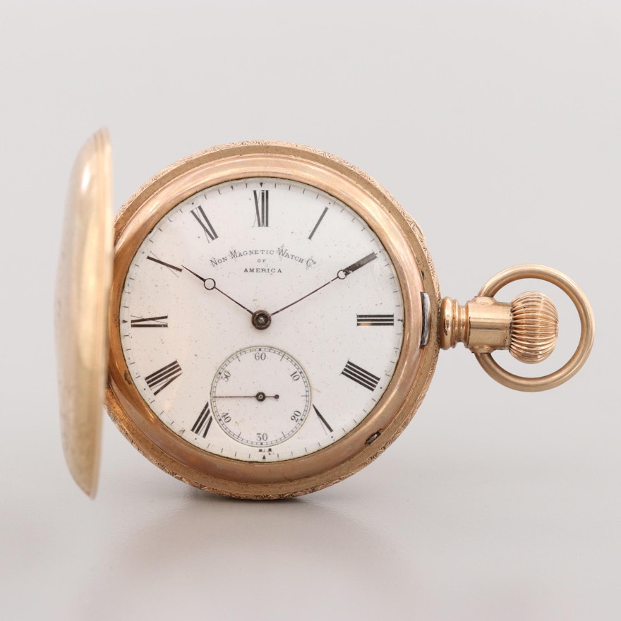 Antique Non Magnetic Watch Co. of America Pocket Watch