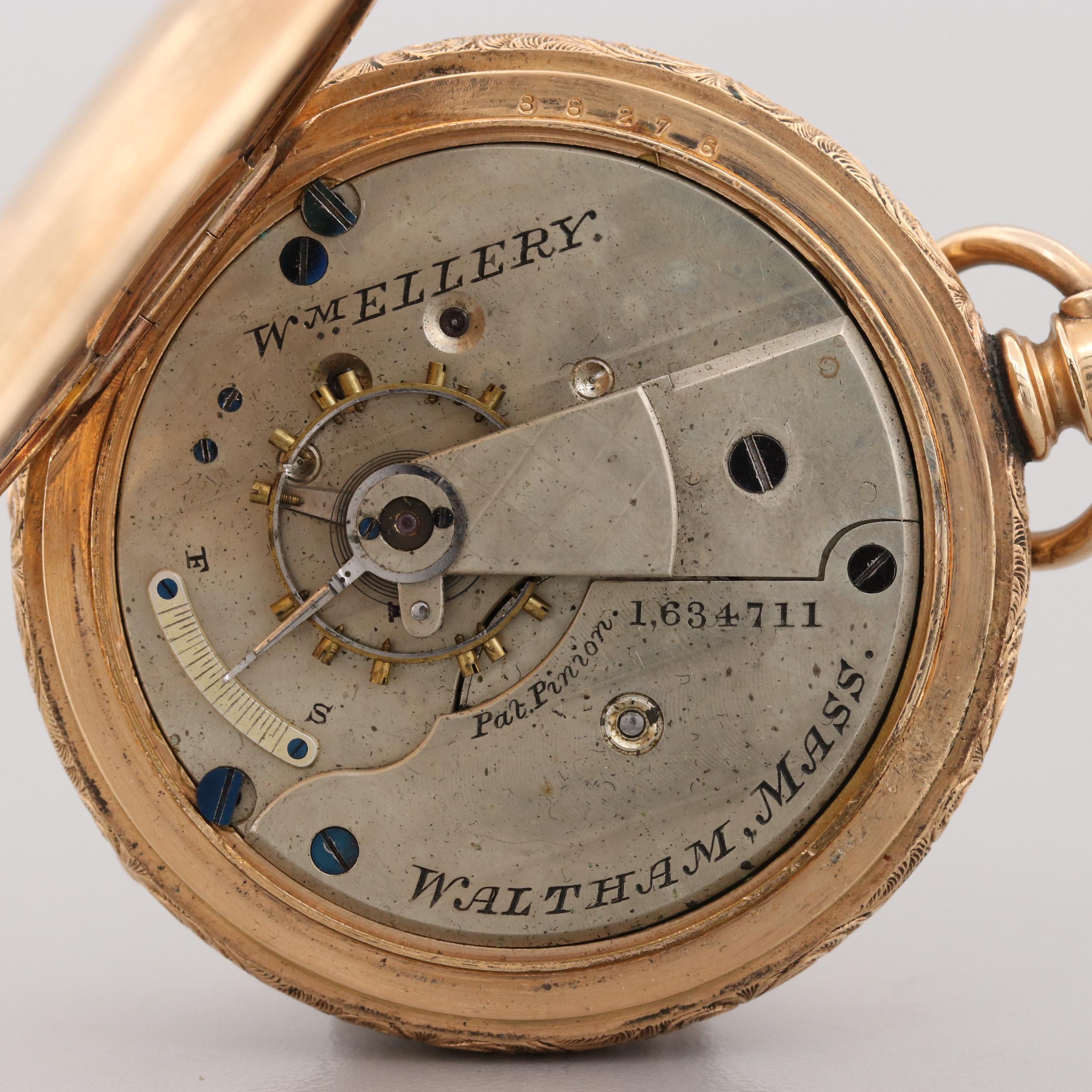 A.W.Co. Waltham Gold Filled Pocket Watch, 1881