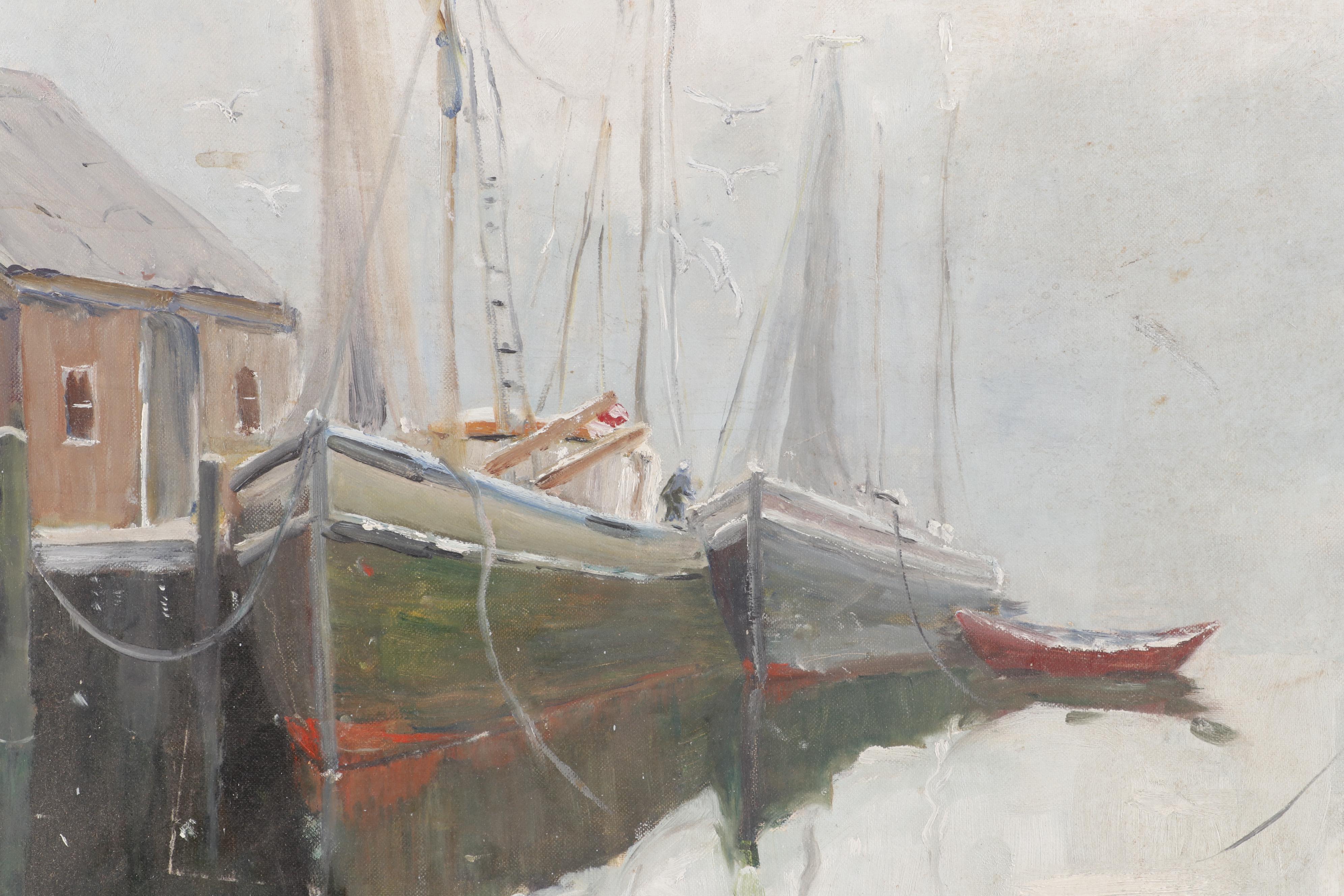 Helen Richmond Nautical Oil Painting