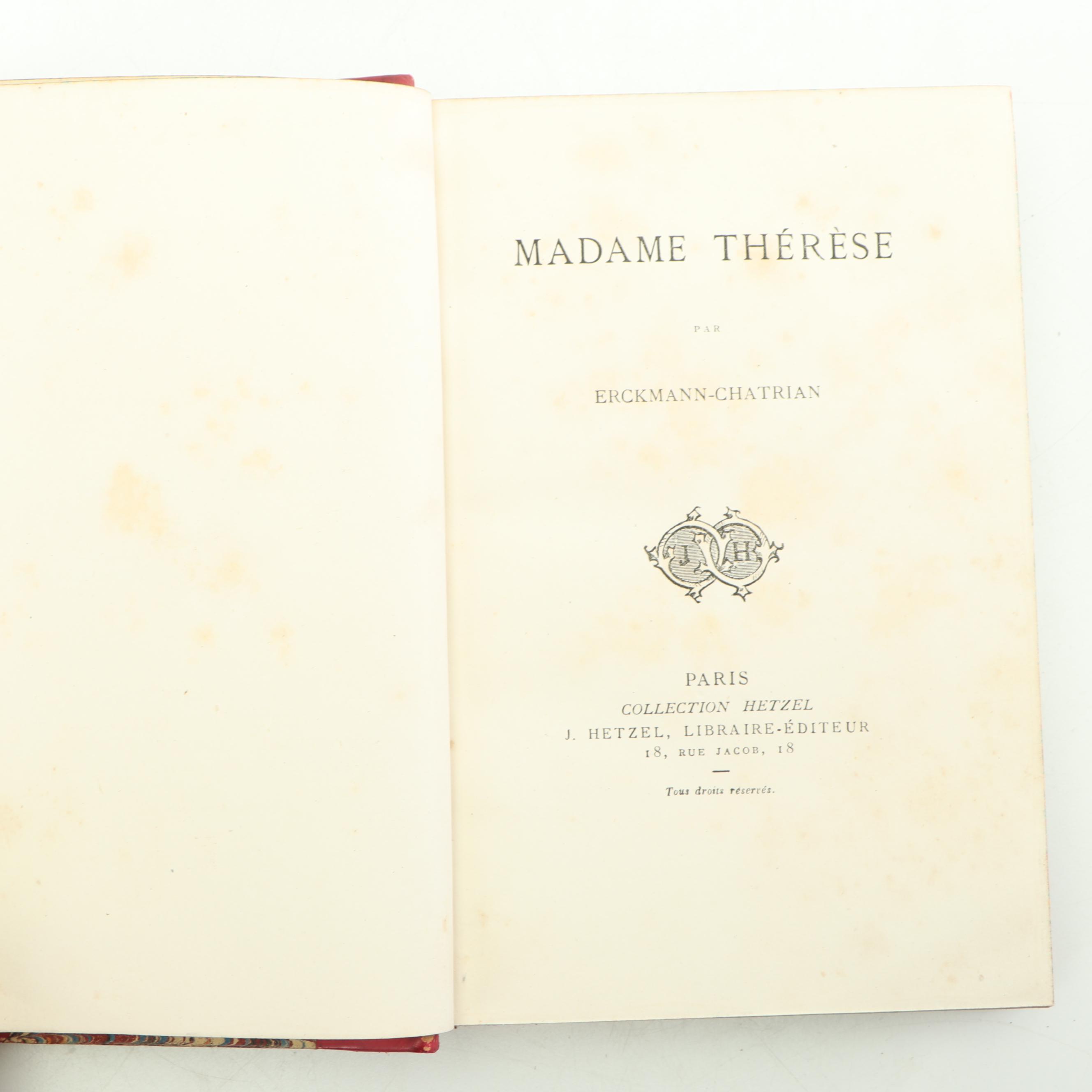 Literary Anthologies and Novels, 18th and 19th Century