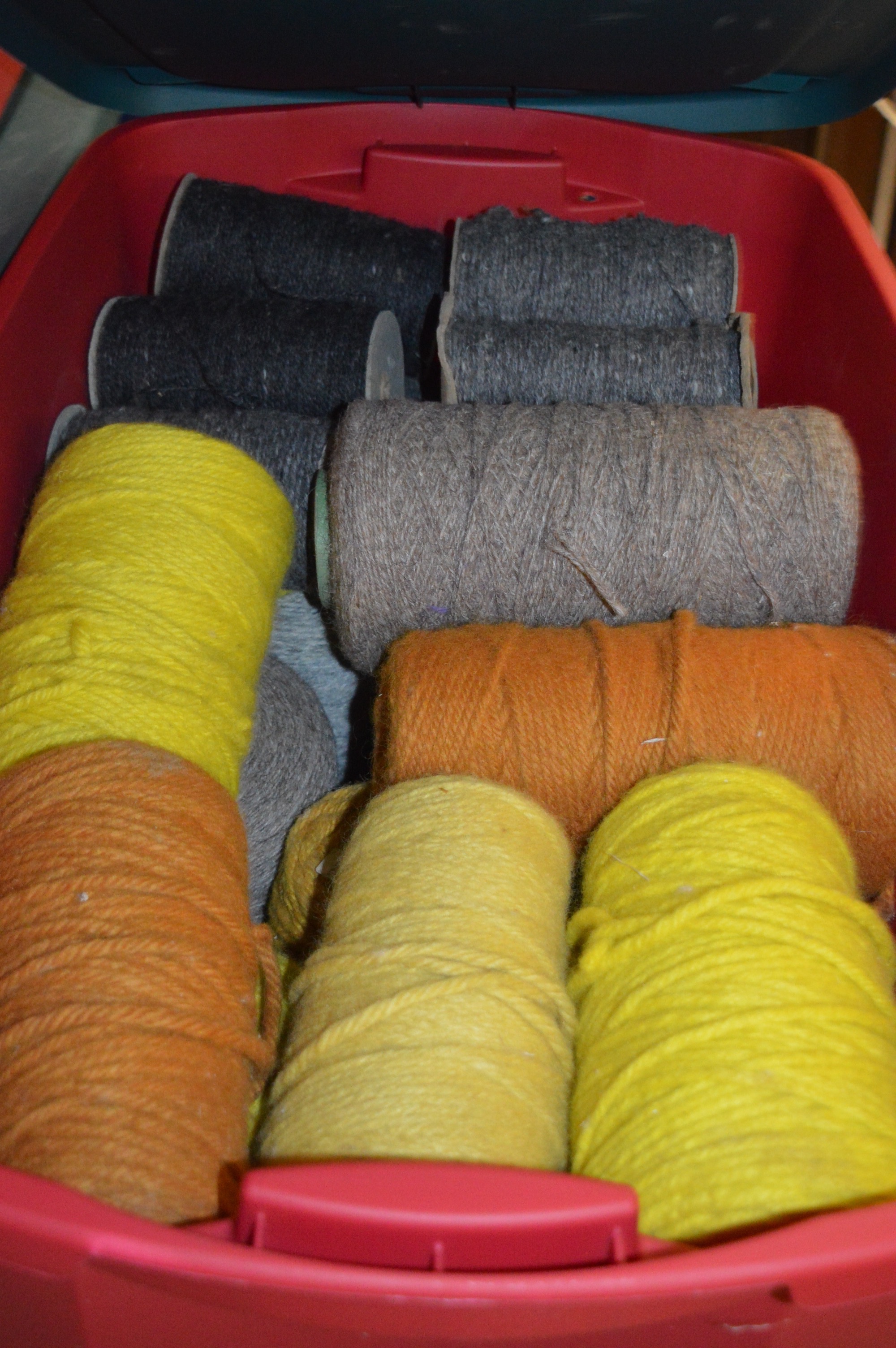 Retired Cranbrook 10 Peddle Loom with Storage Bench