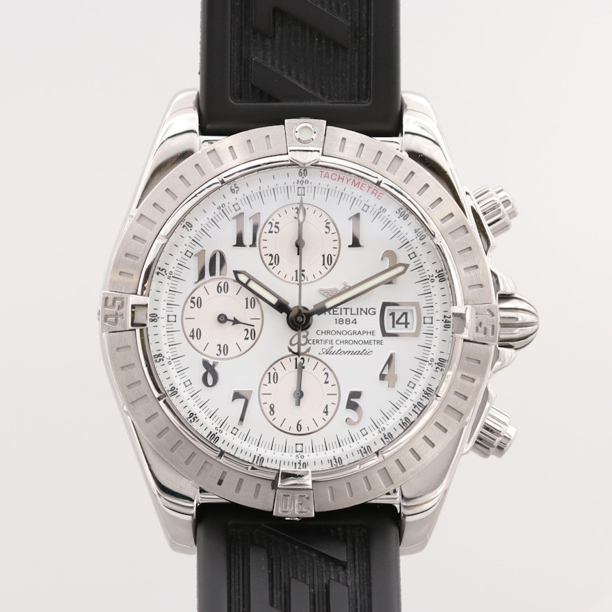 Breitling Chronomat A13356 Stainless Steel Chronograph Wristwatch