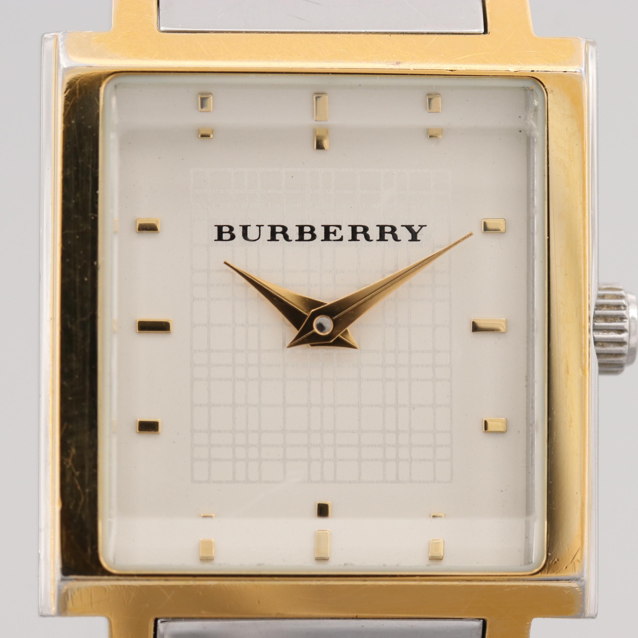 Burberry Stainless Steel Two Tone Watch