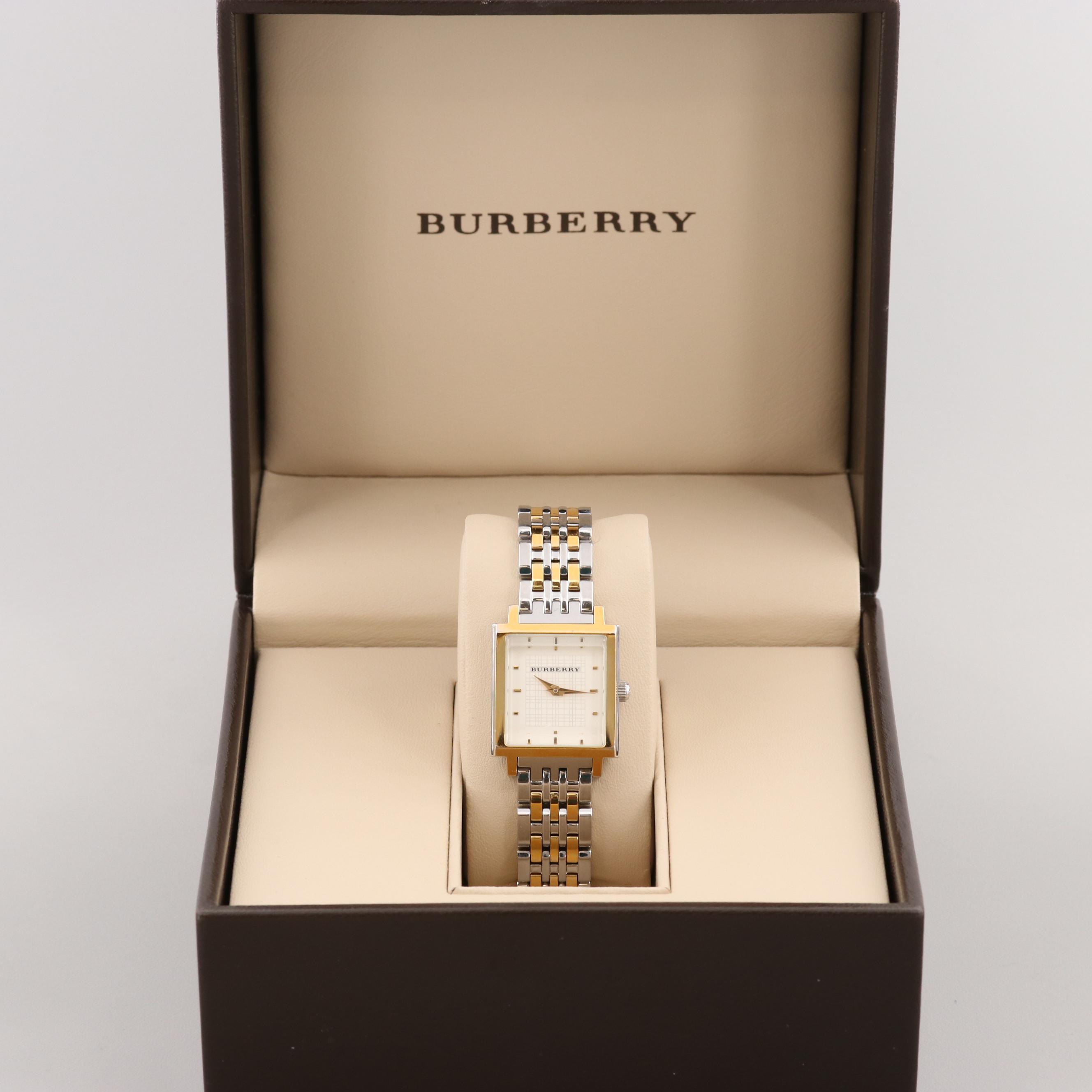 Burberry Stainless Steel Two Tone Watch