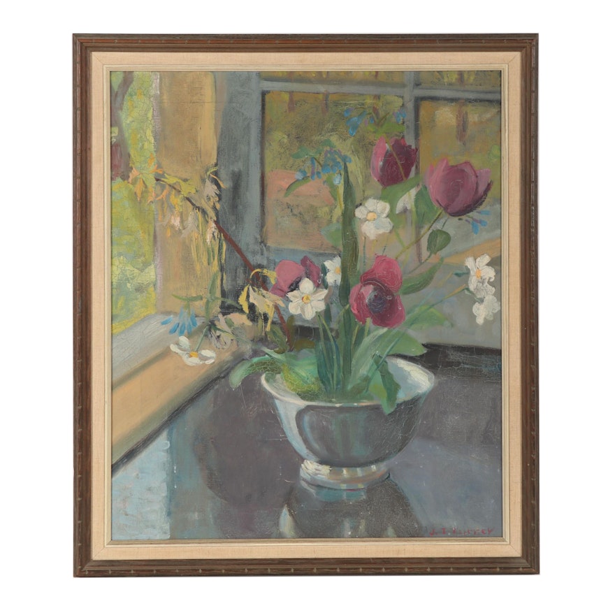 Early-Mid 20th Century Still Life Oil Painting