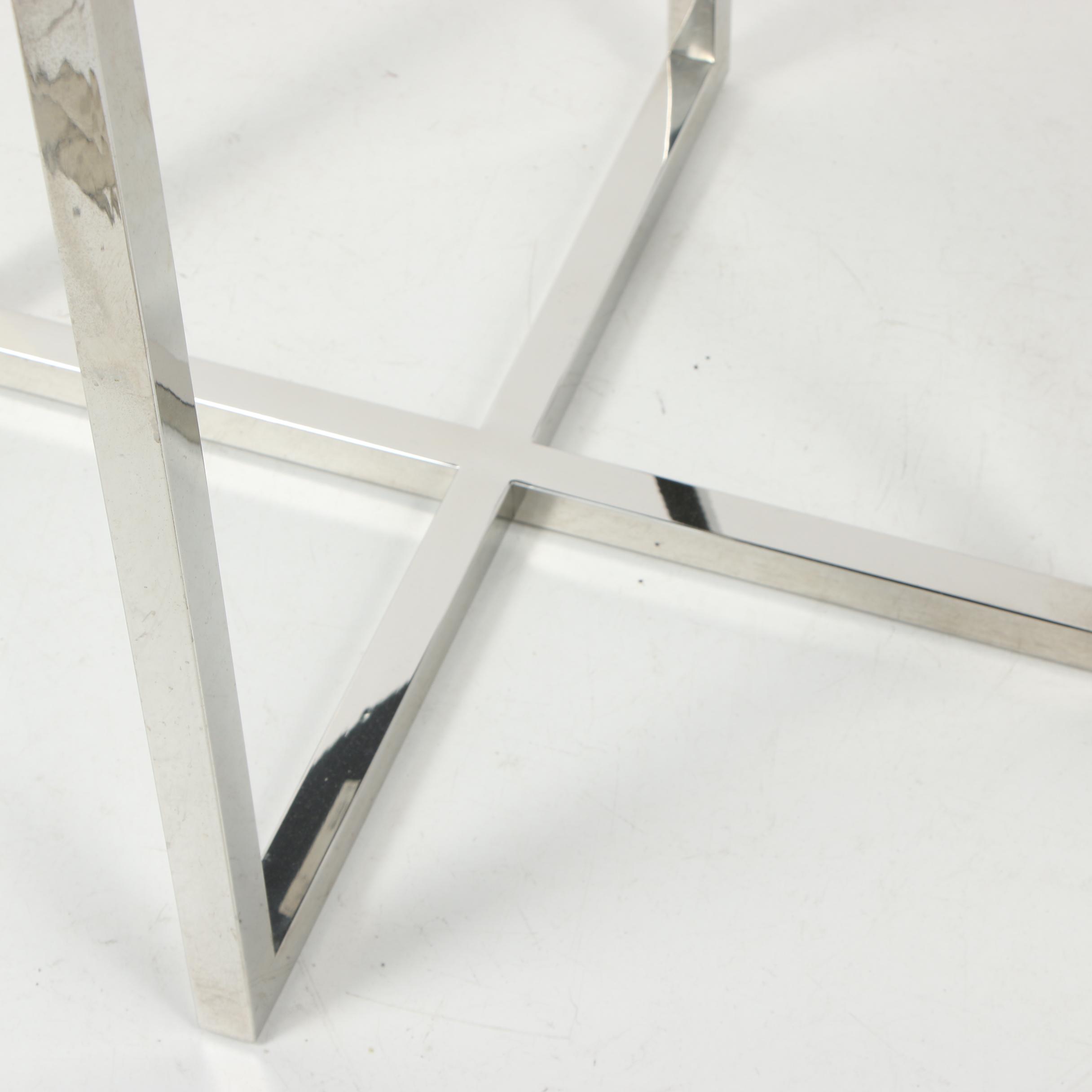 Regency Moderne-Style Mirrored Accent Table