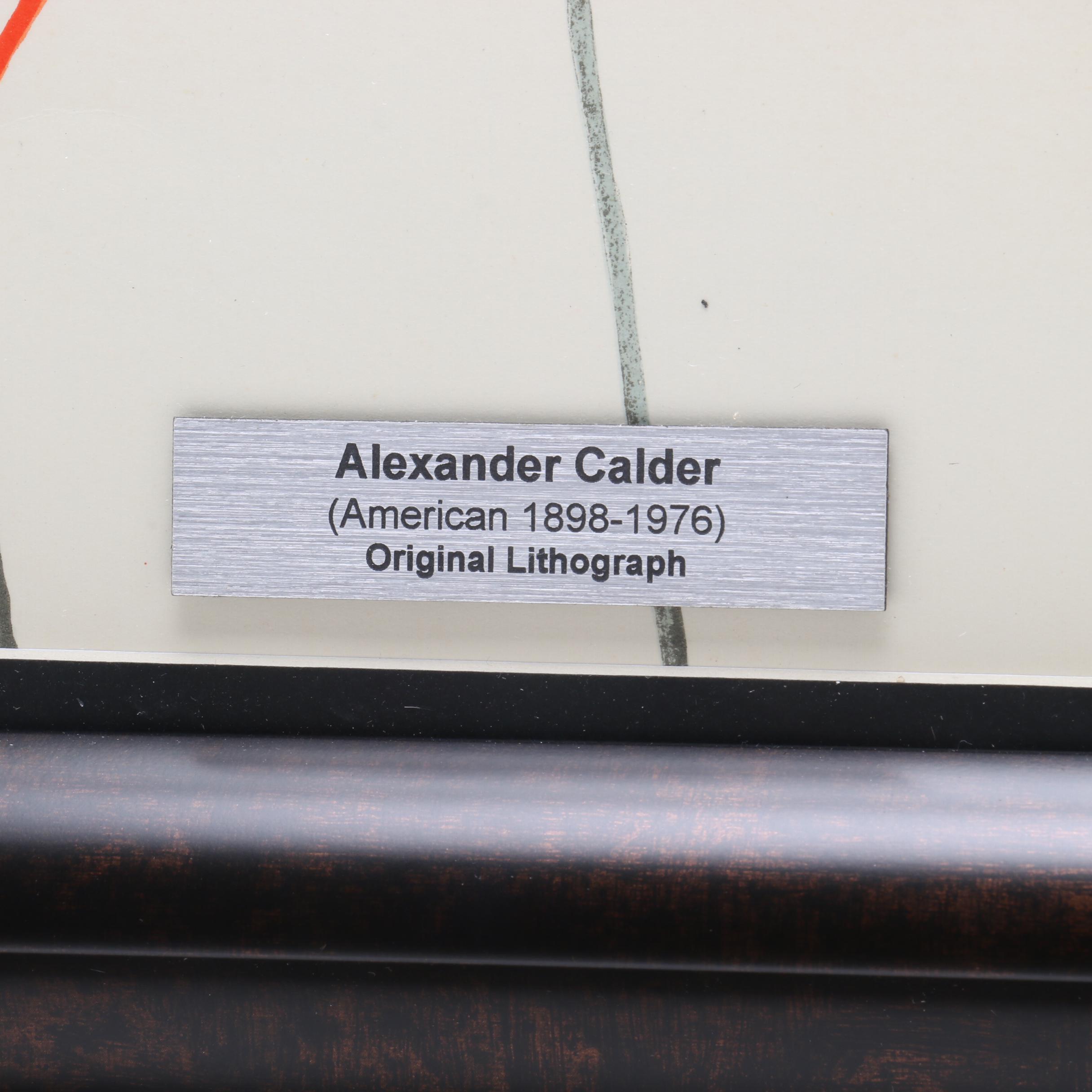 Alexander Calder Lithograph from "Derrière le Miroir"