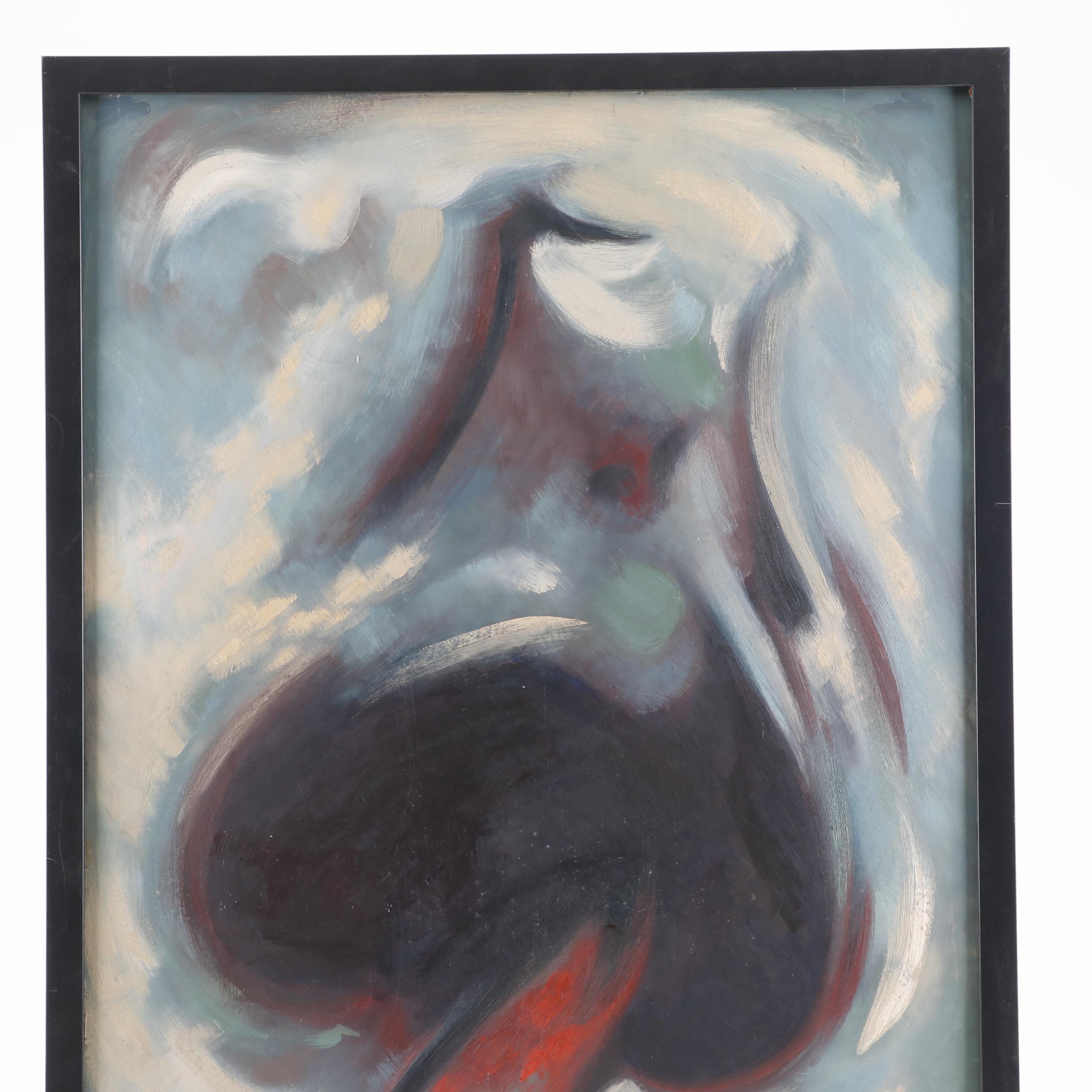 Robert Larter Abstract Oil Painting