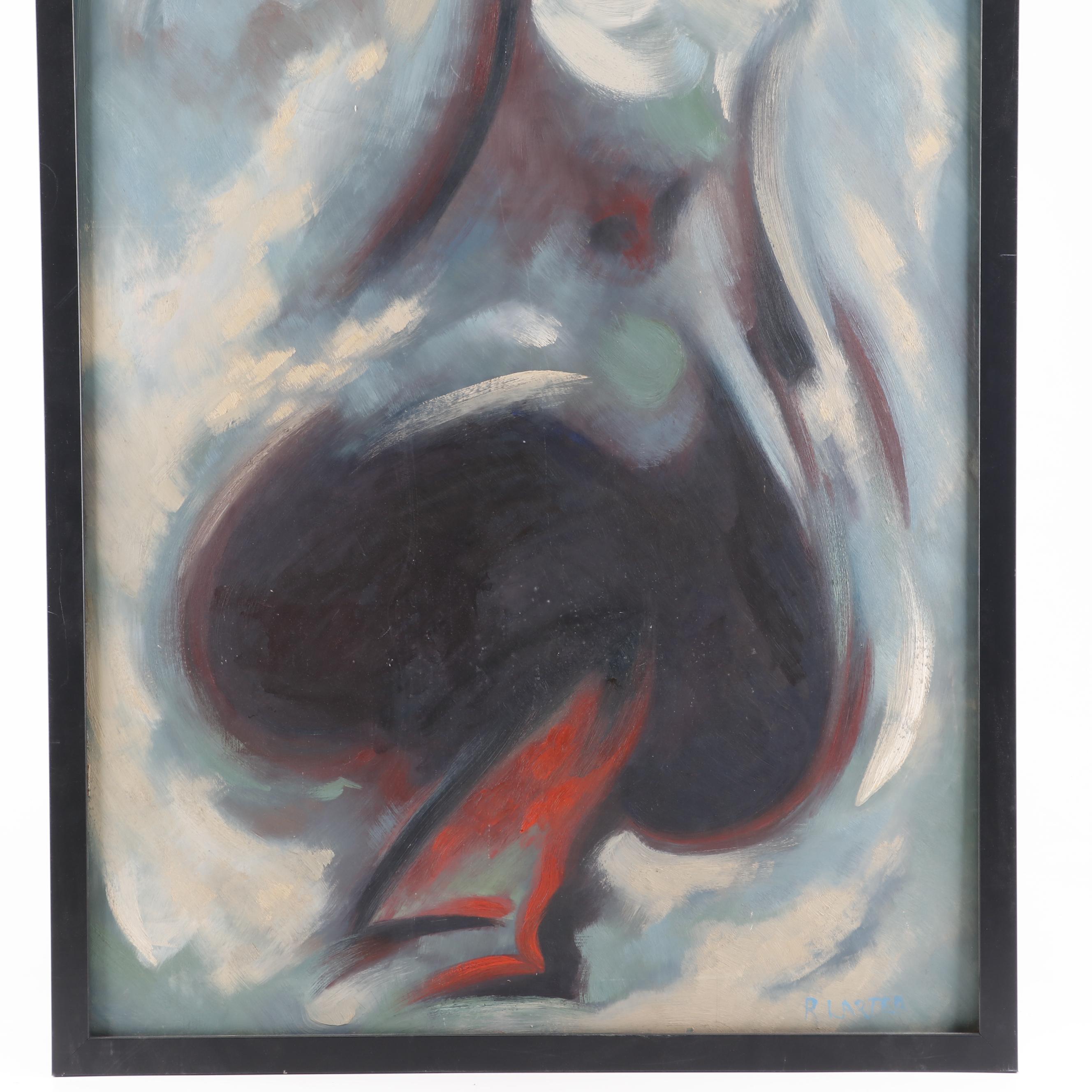 Robert Larter Abstract Oil Painting