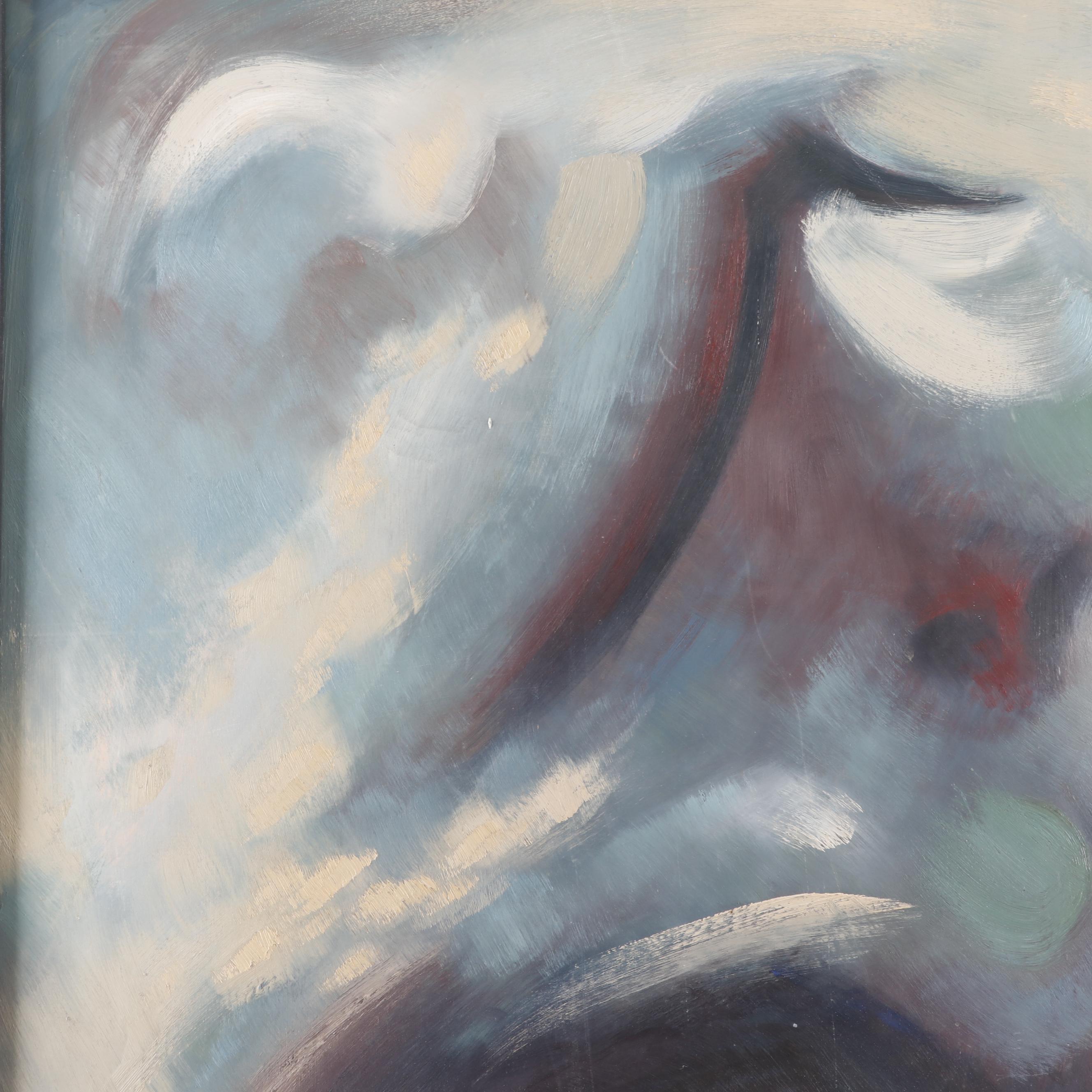 Robert Larter Abstract Oil Painting