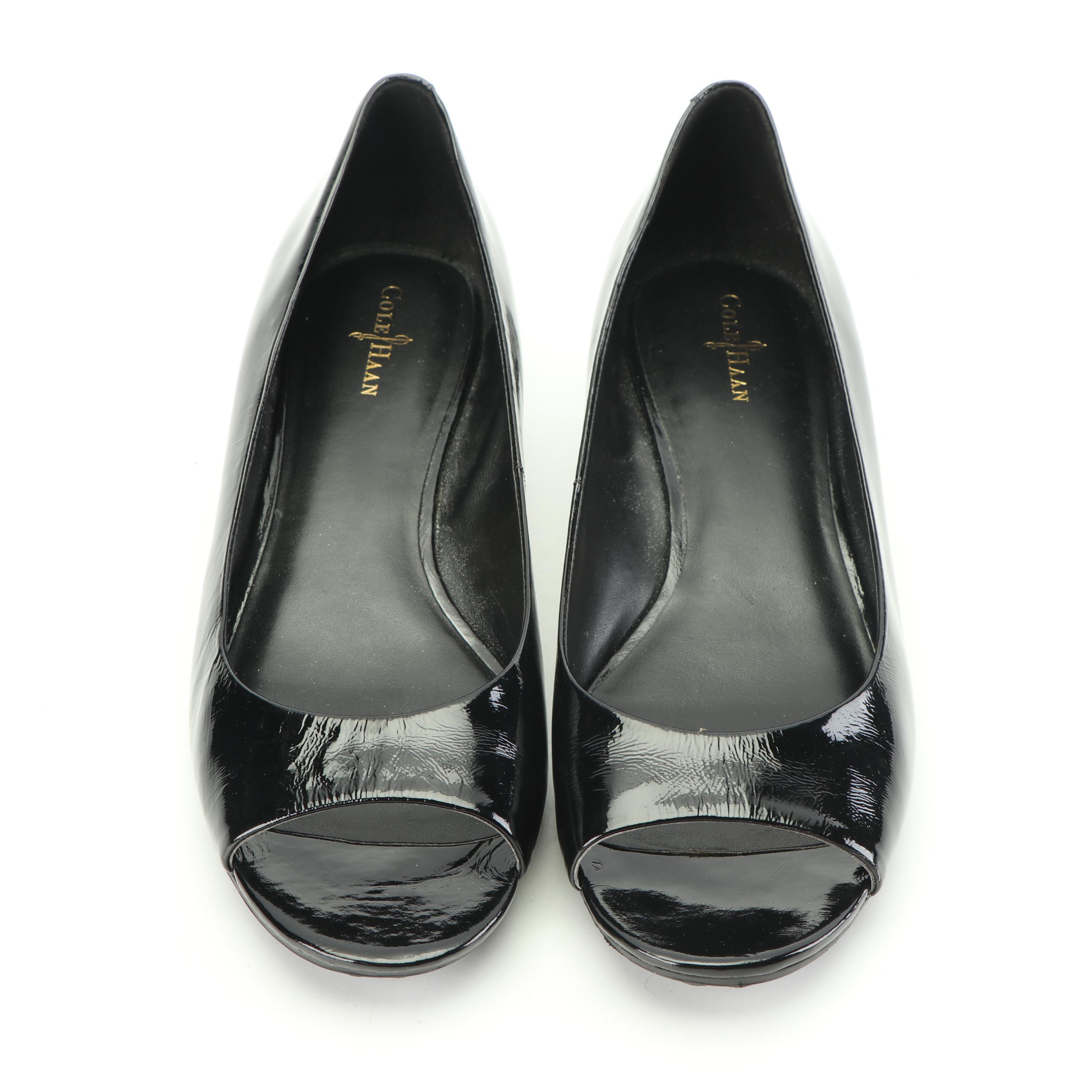 Women's Stuart Weitzman and Cole Haan Leather Wedge Shoes
