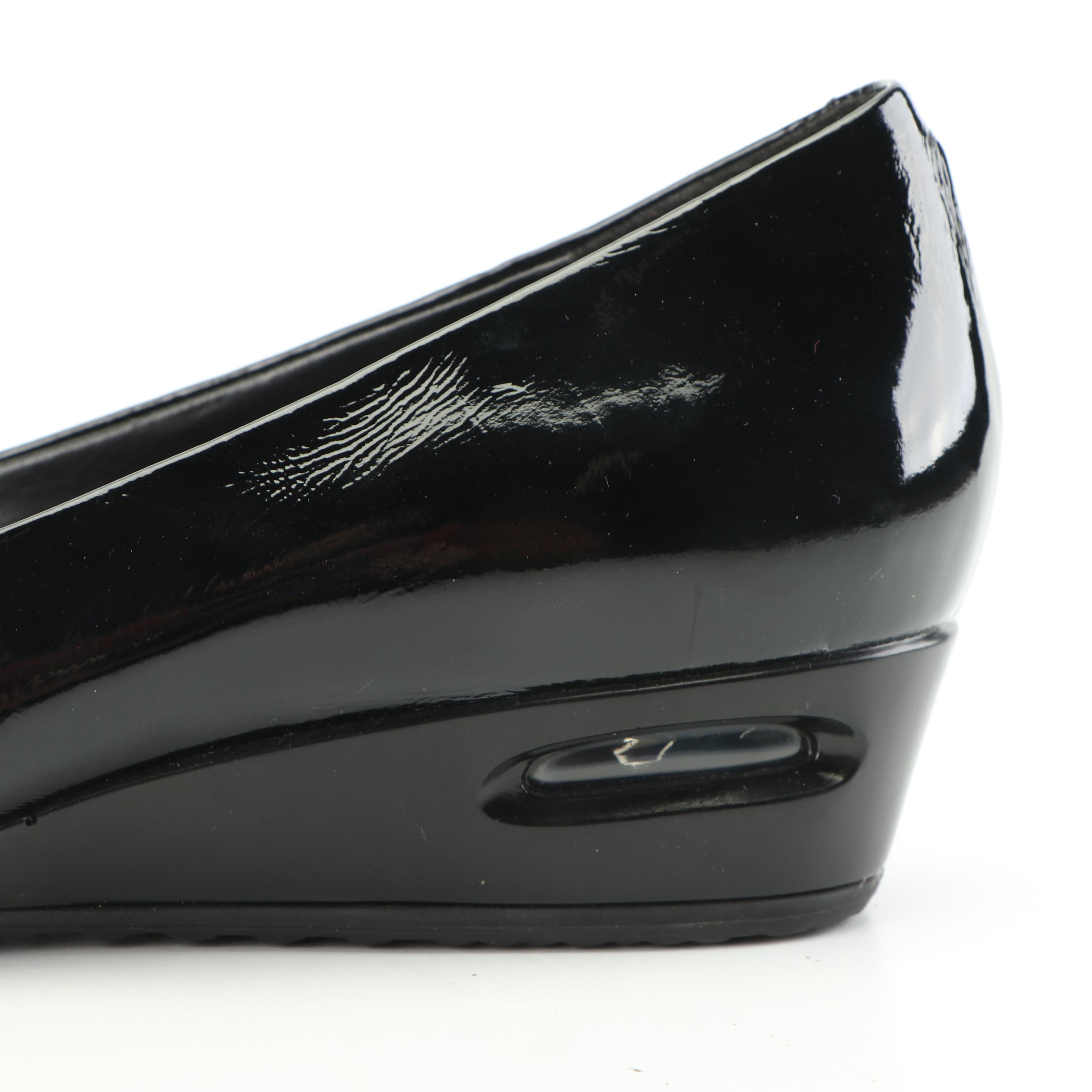 Women's Stuart Weitzman and Cole Haan Leather Wedge Shoes