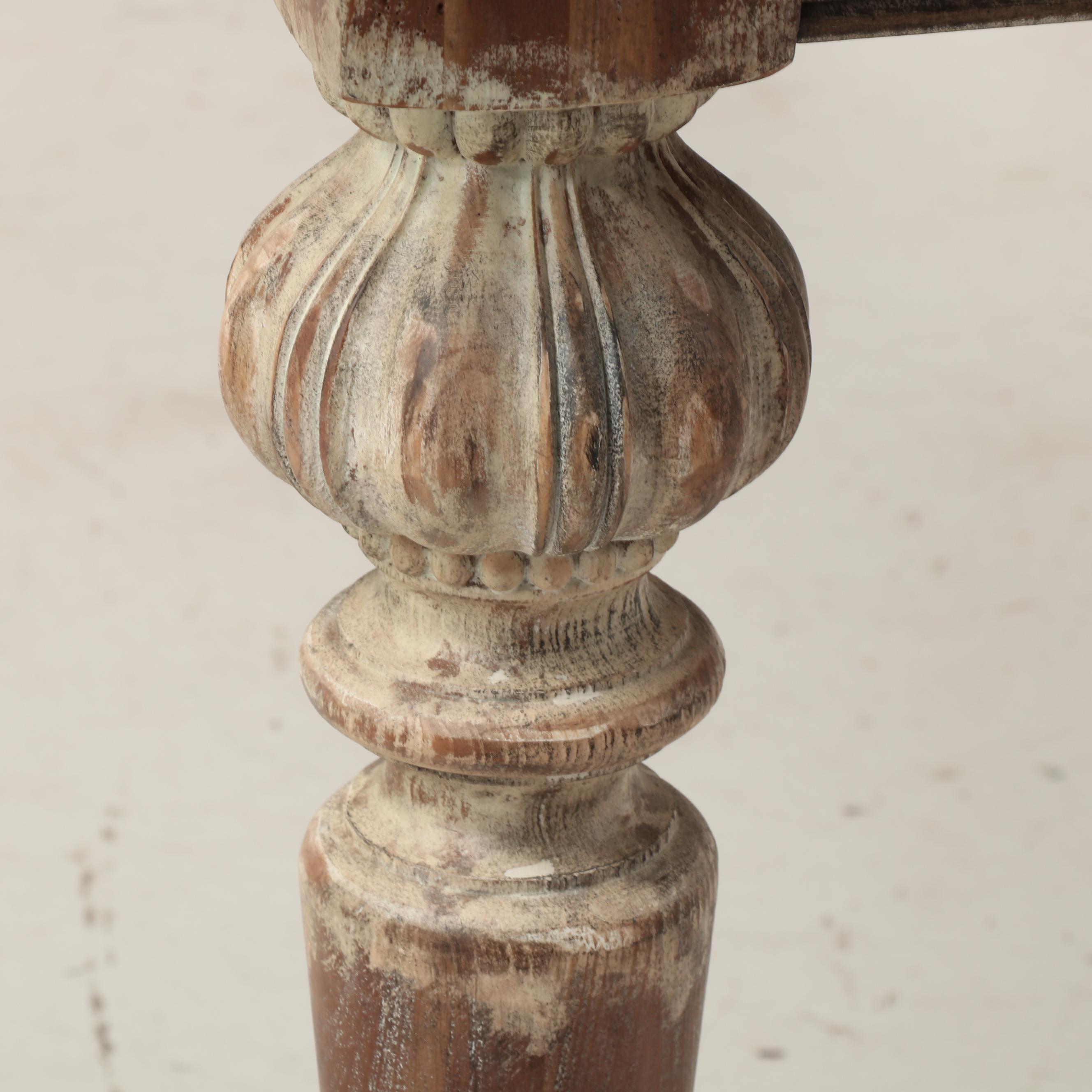 Contemporary Hooker Distressed Wooden Dining Table