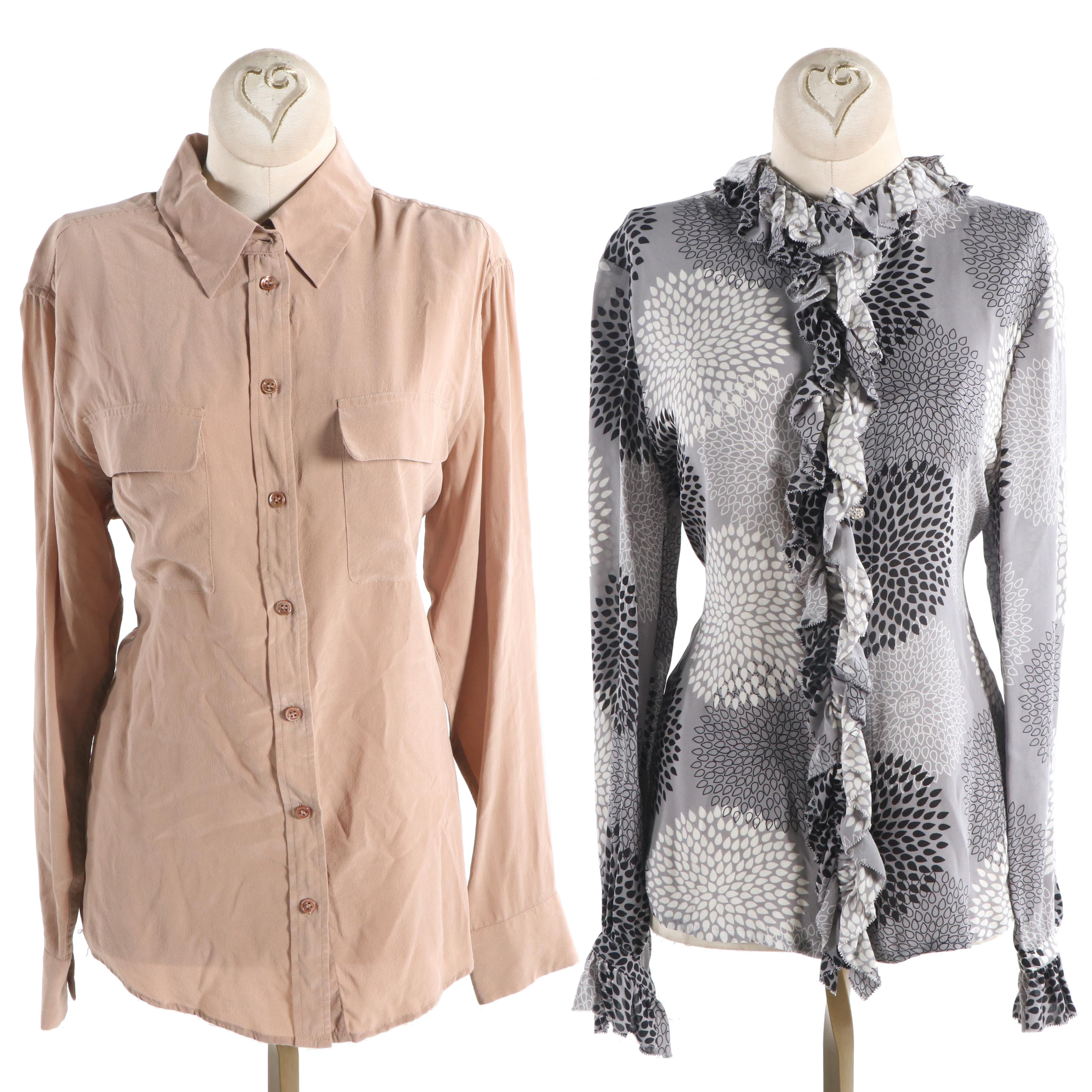 Women's Silk Blouses Featuring Tory Burch