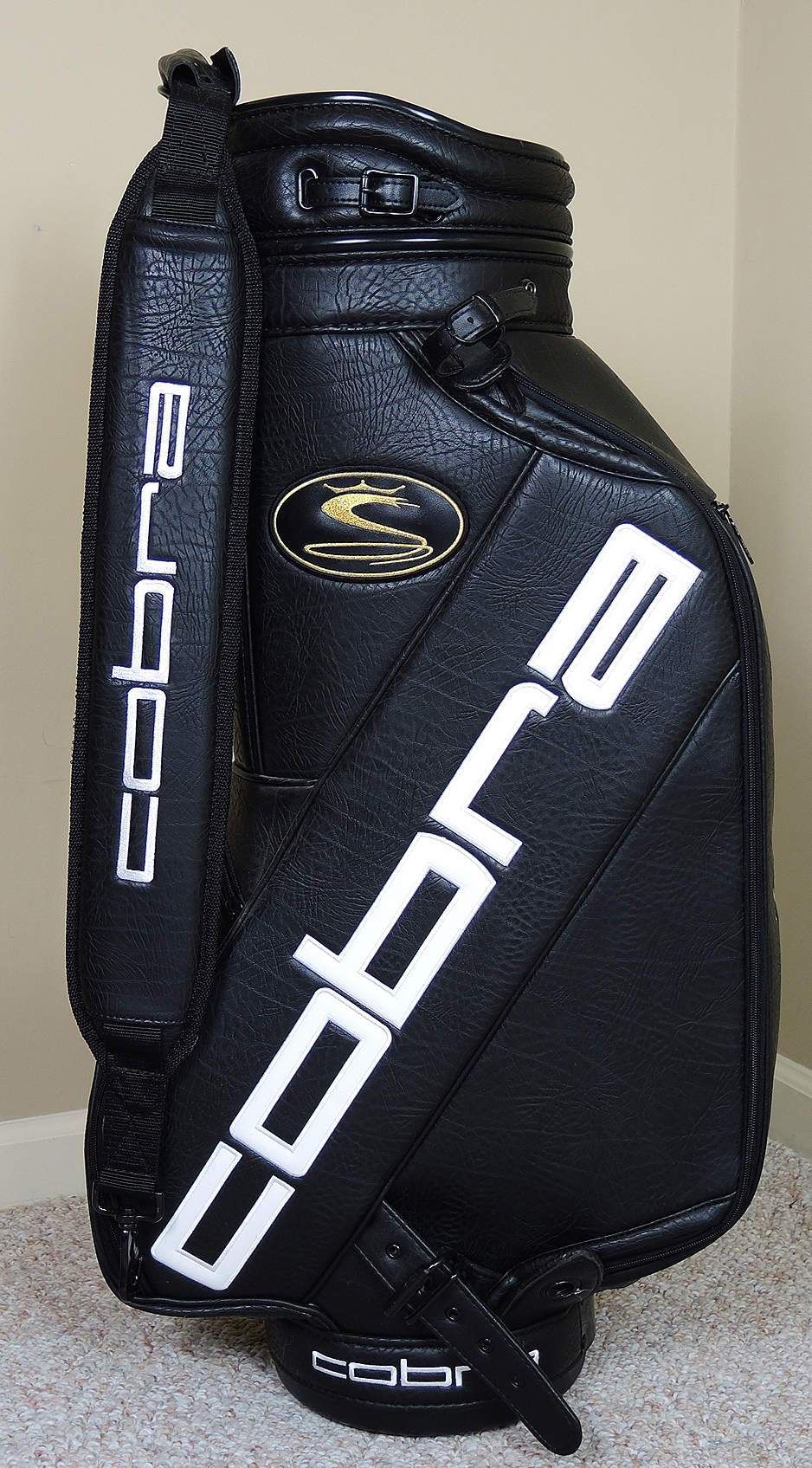 Greg Norman Golf Bag and Signed Doral-Ryder Open Print