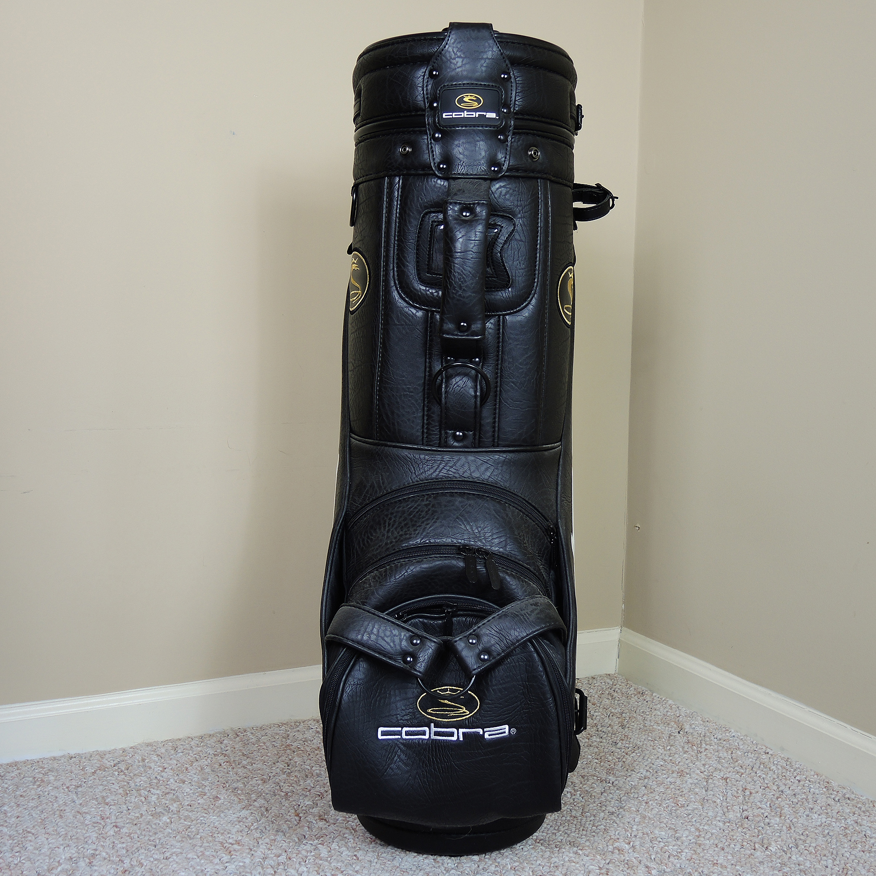 Greg Norman Golf Bag and Signed Doral-Ryder Open Print