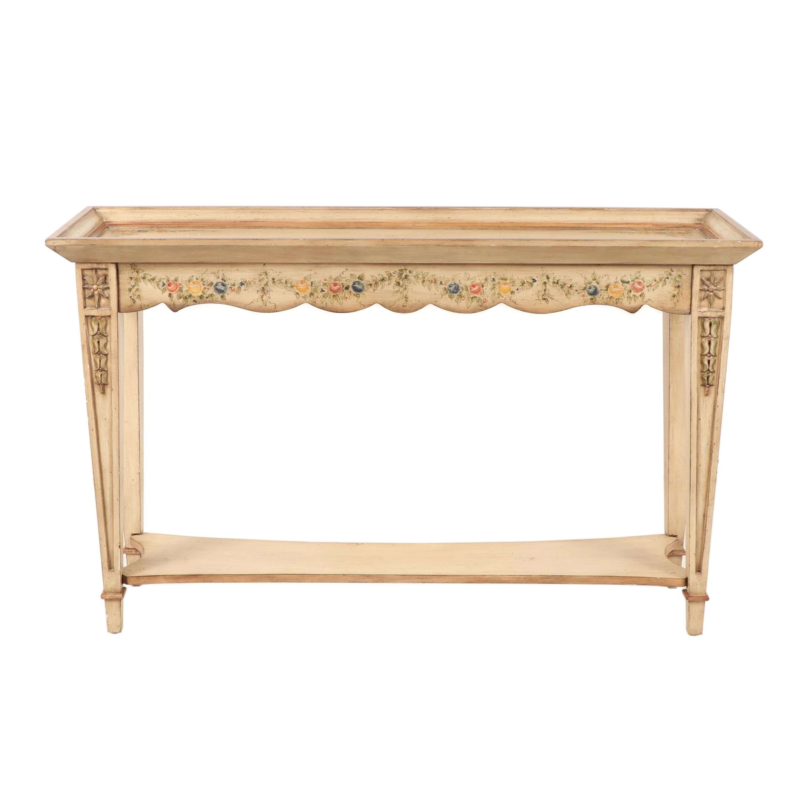 Contemporary Painted Console Table