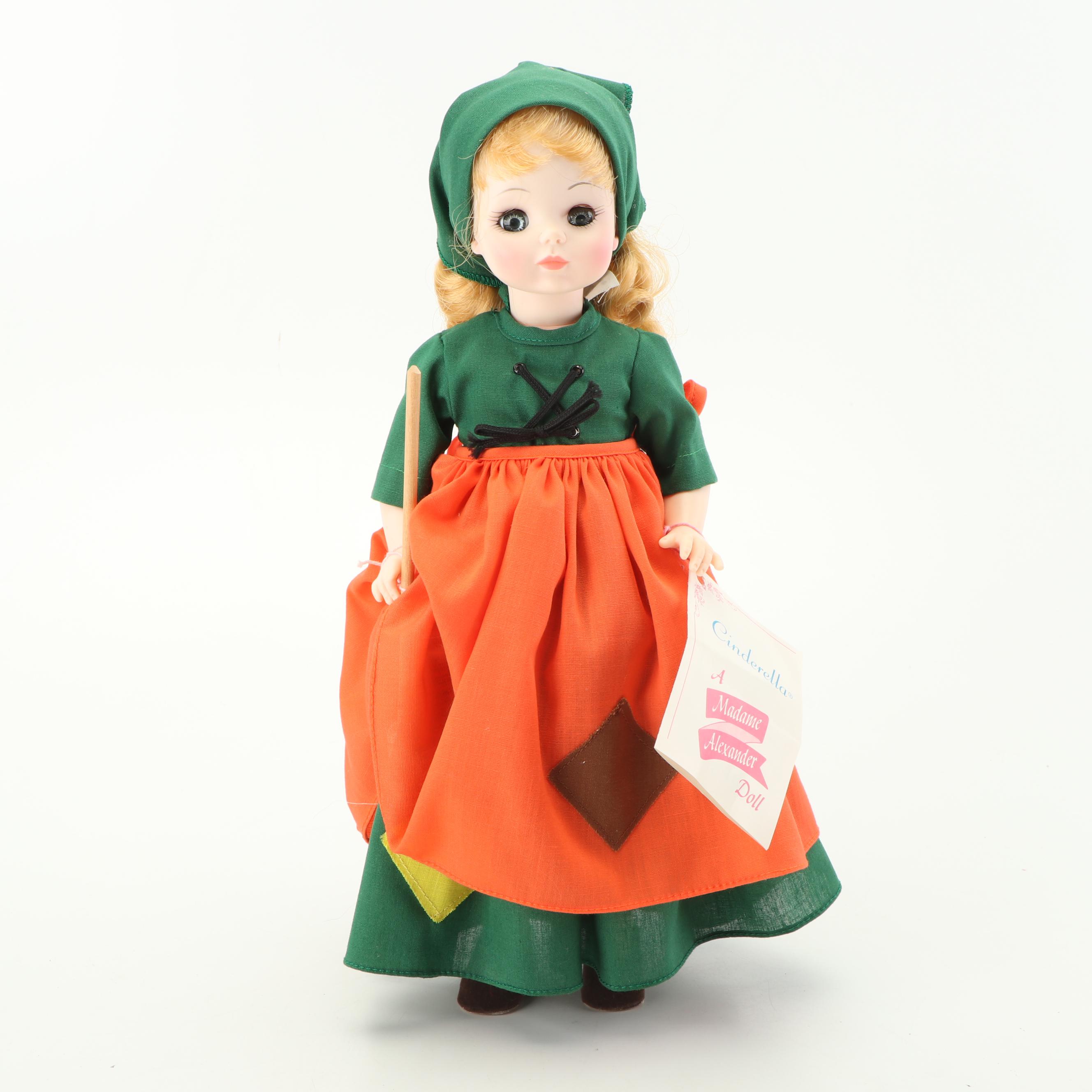 Madame Alexander "Poor Cinderella", "Cinderella" and "Fairy God-Mother" Dolls