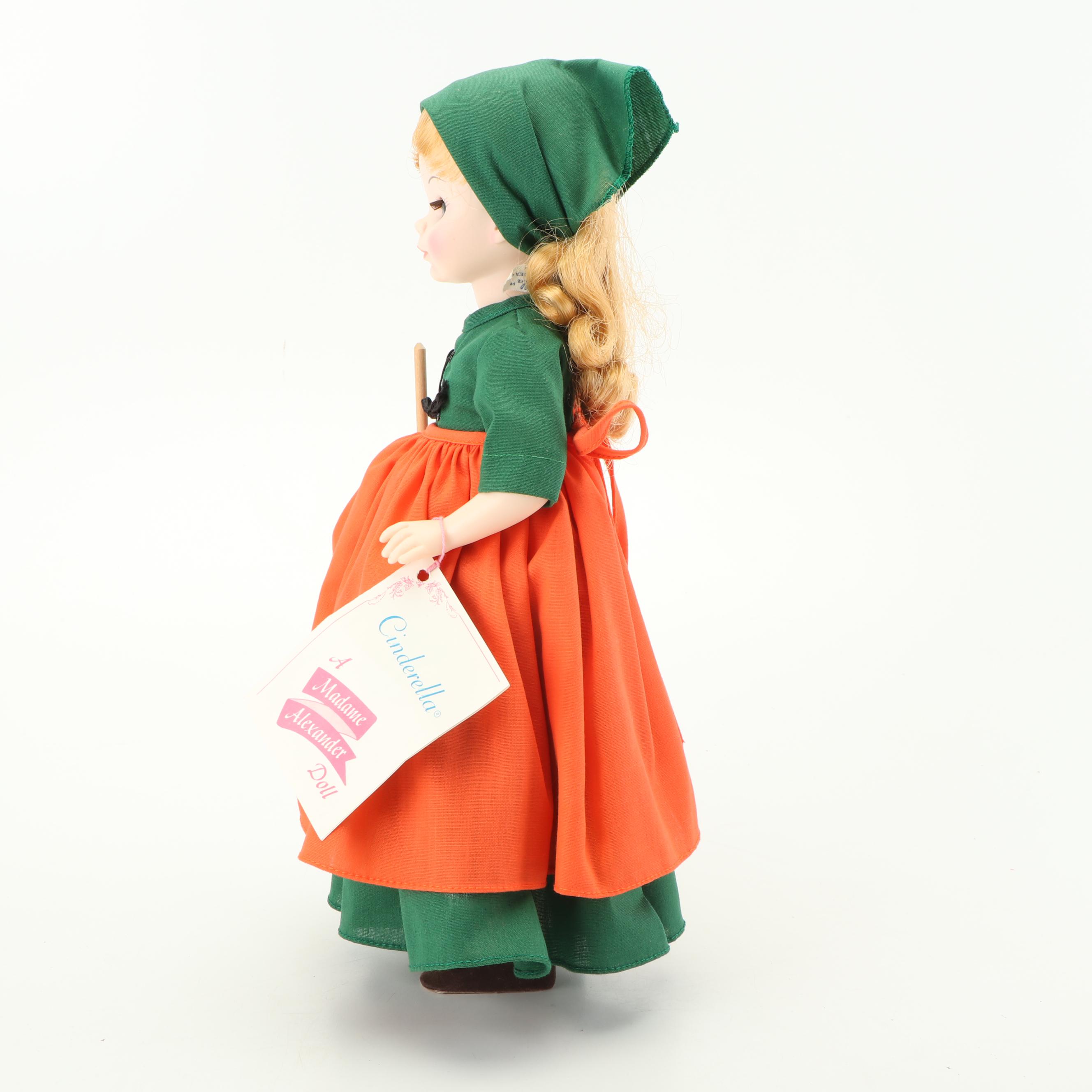 Madame Alexander "Poor Cinderella", "Cinderella" and "Fairy God-Mother" Dolls