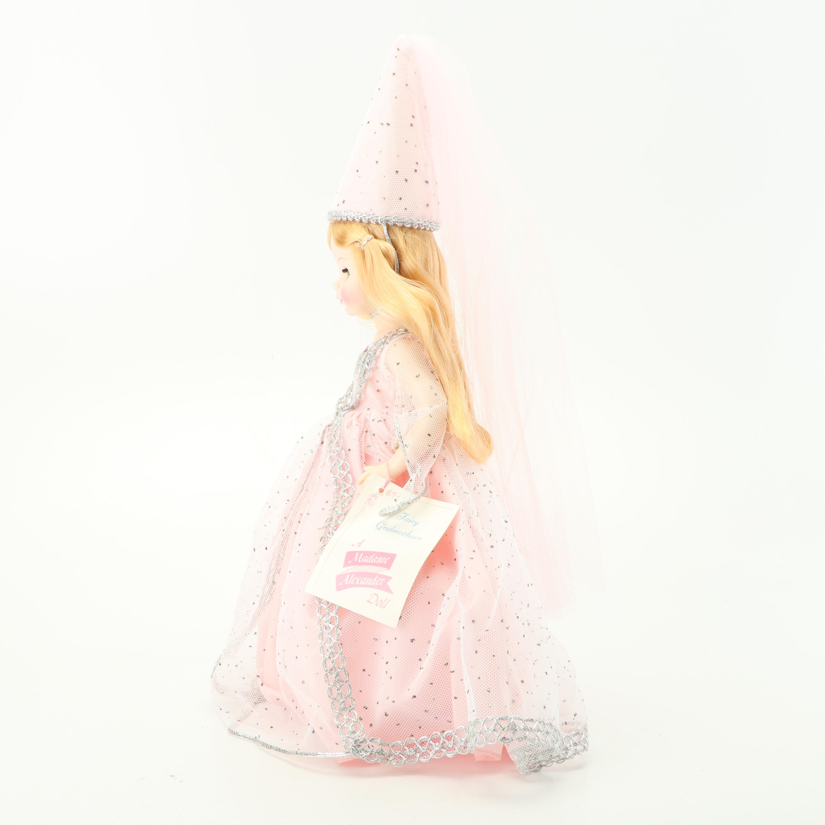 Madame Alexander "Poor Cinderella", "Cinderella" and "Fairy God-Mother" Dolls