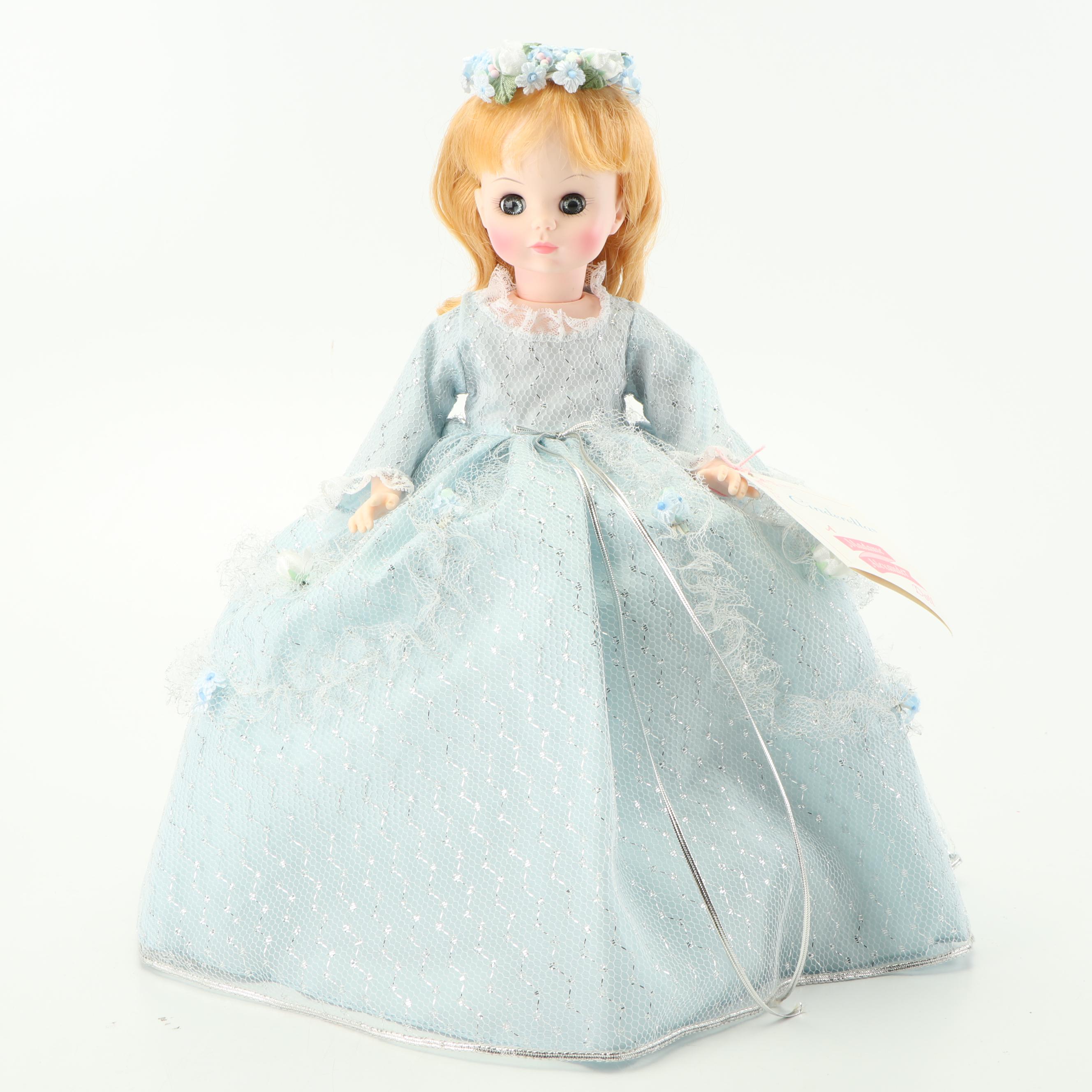 Madame Alexander "Poor Cinderella", "Cinderella" and "Fairy God-Mother" Dolls