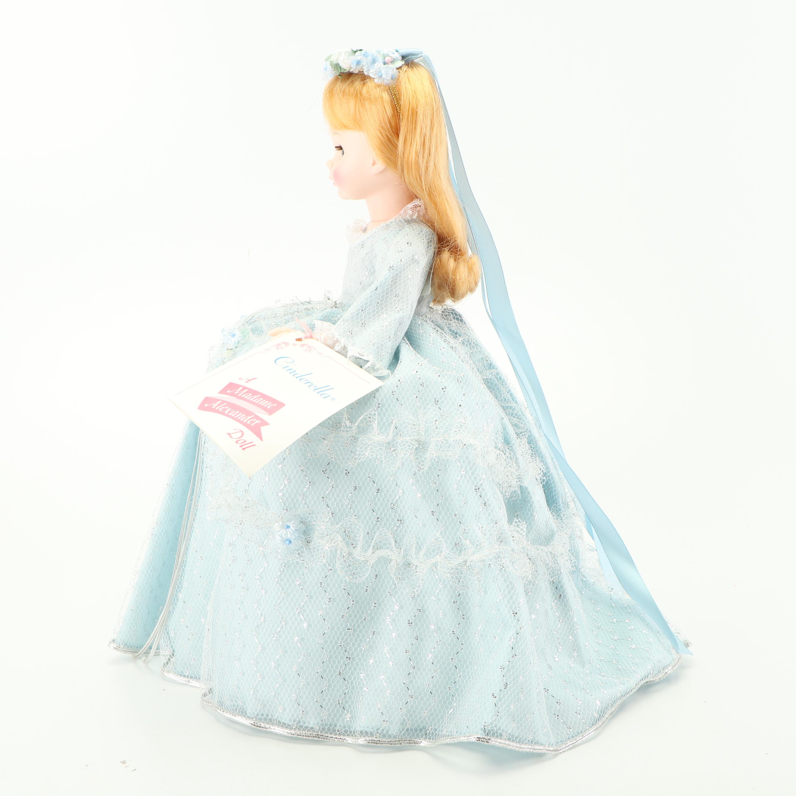 Madame Alexander "Poor Cinderella", "Cinderella" and "Fairy God-Mother" Dolls
